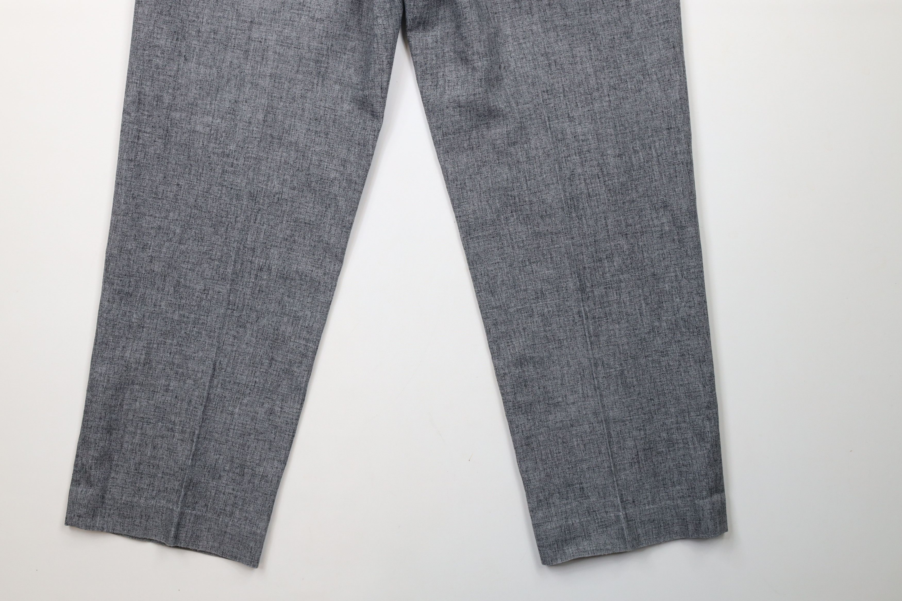 Vintage Vintage 90s Streetwear Linen Pleated Chino Pants Gray Size US 34 / EU 50 - 12 Thumbnail