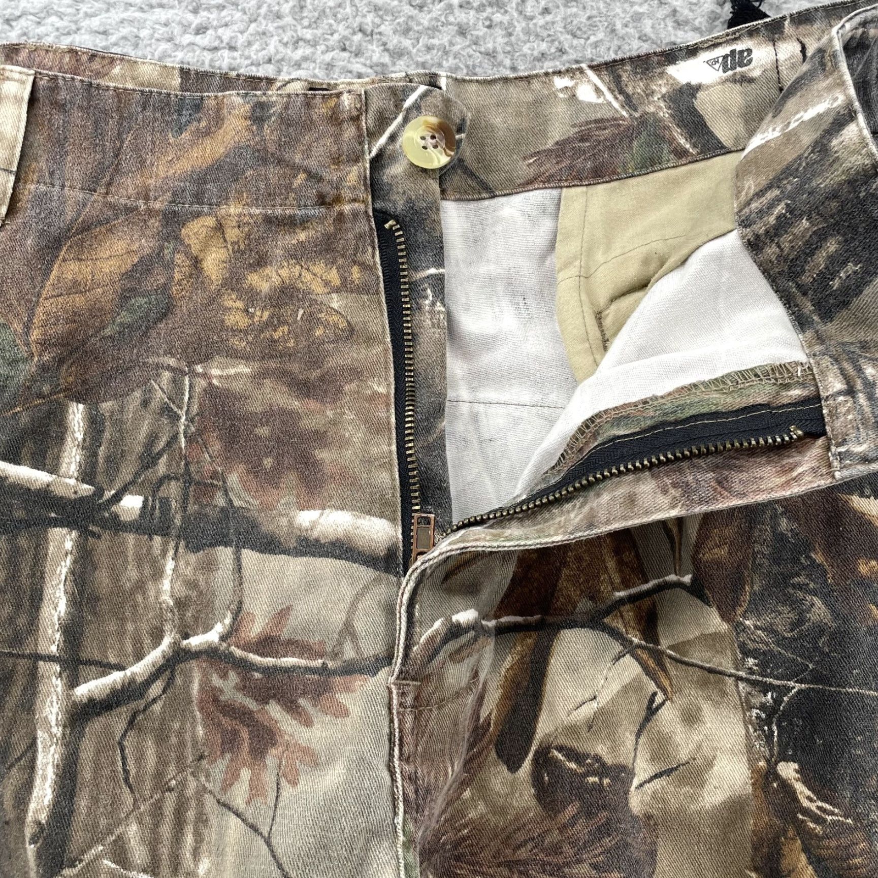 Vintage Diablo Outdoors Hunting Cargo Pants Men's Large Camo Workwear Pants Cargo Streetwear Size US 33 - 7 Thumbnail