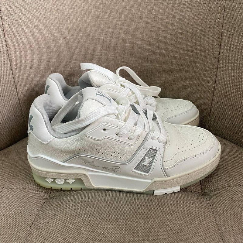 Louis Vuitton Louis Vuitton Low-Top White Trainer Sneakers for All -2508 Size US 7.5 / EU 40-41 - 2 Thumbnail