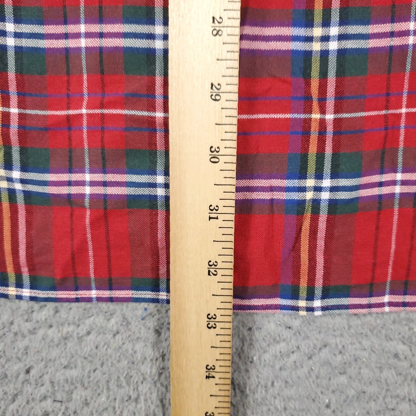 Nautica Nautica Shirt Mens L Red Plaid Button-Up Short Sleeve Casual Collared Cotton Size US L / EU 52-54 / 3 - 5 Thumbnail