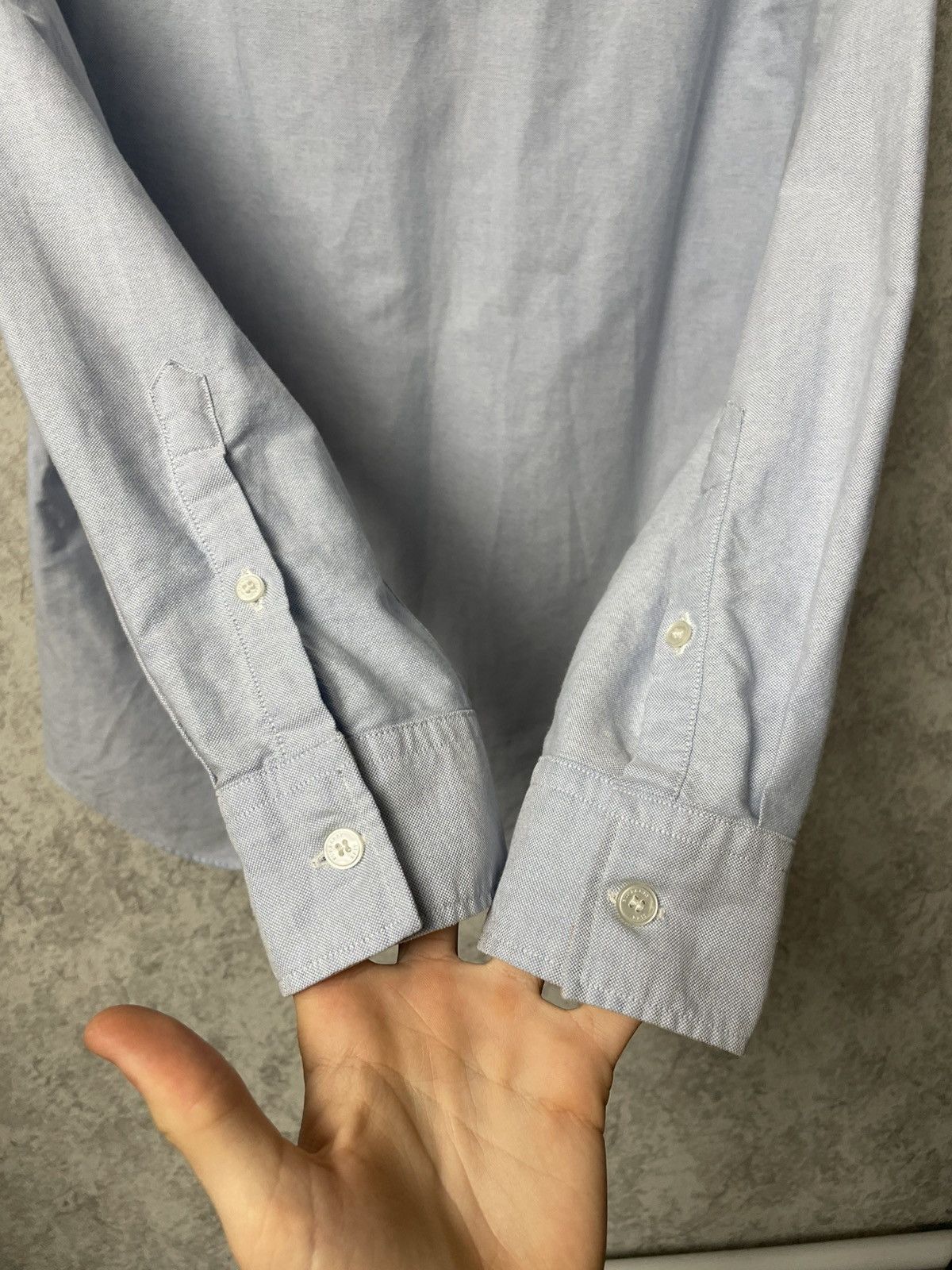 Burberry Vintage Burberry Nova Check Blue Long Sleeve Shirt Button Up Size US S / EU 44-46 / 1 - 23 Thumbnail