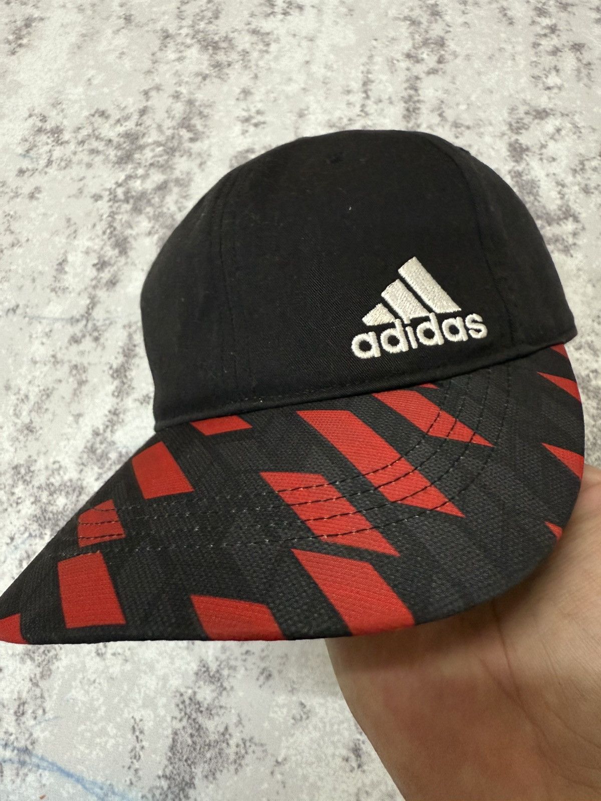 Adidas Vintage Y2K Adidas Logo Snapback Cap Size ONE SIZE - 6 Thumbnail