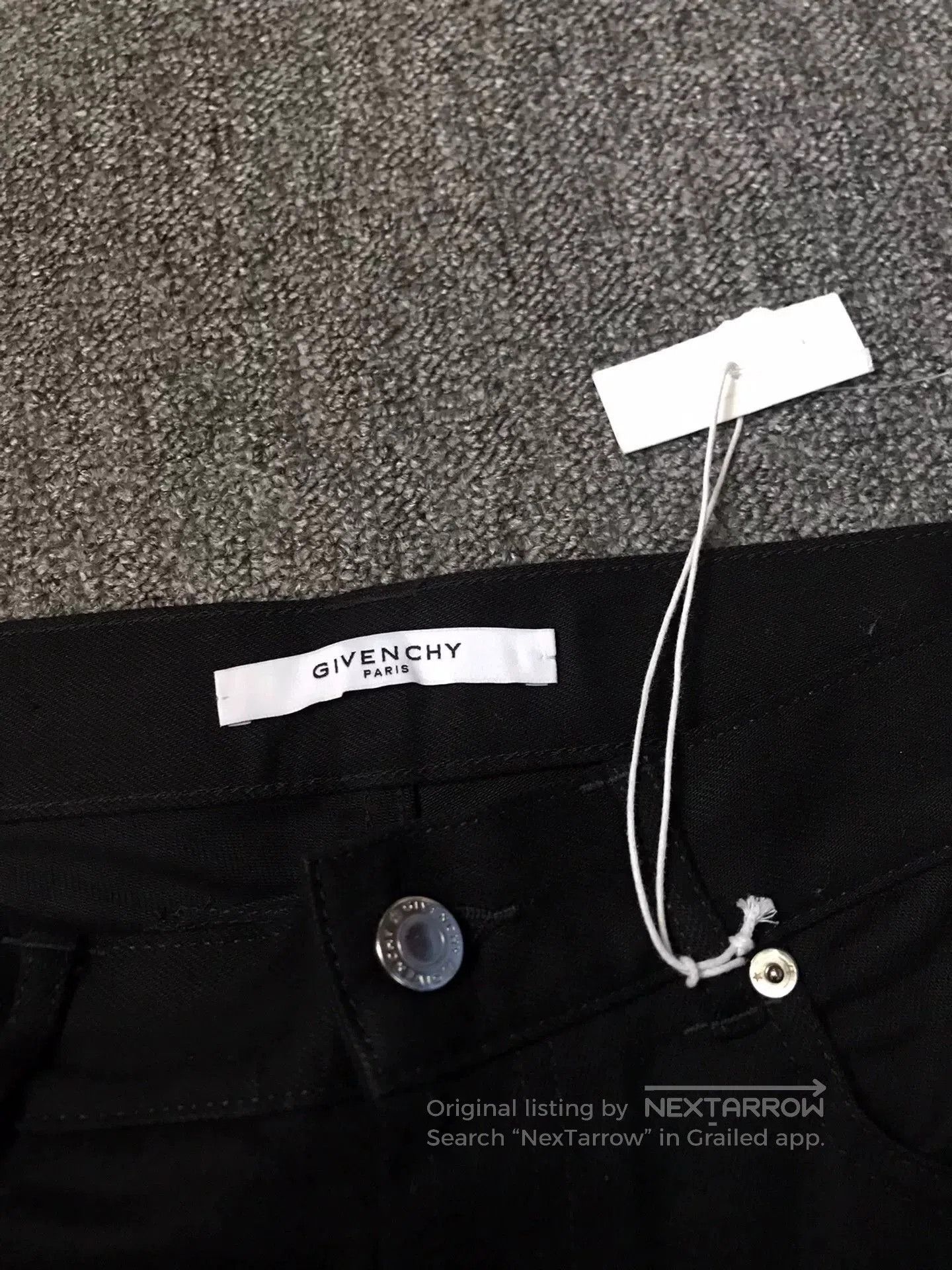 Givenchy Givenchy Black Straight-Leg Jeans. Size US 32 / EU 48 - 3 Thumbnail