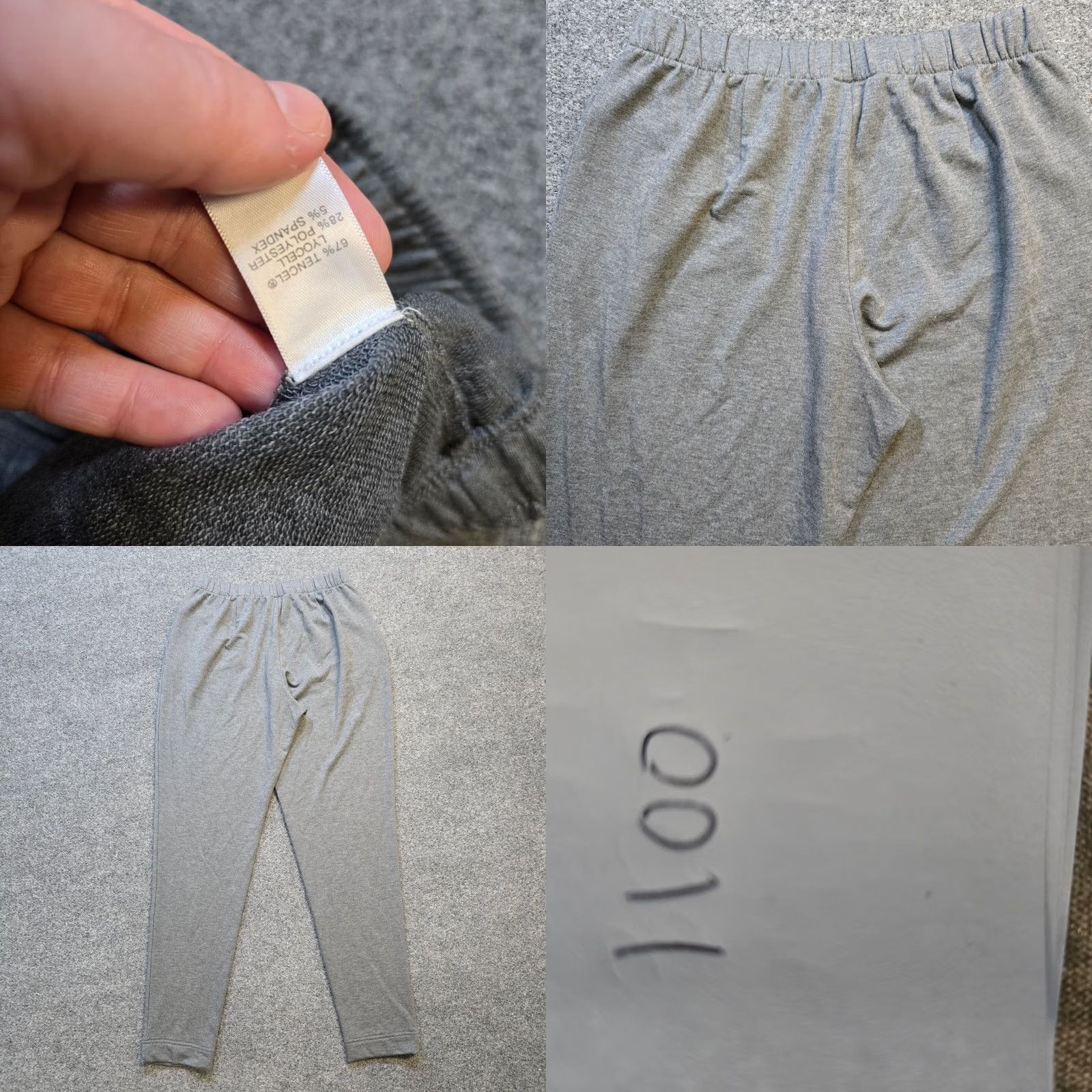 J. Jill J Jill Pants Women XS Gray Tencel Skinny Elastic Waist Pull On Casual Basic Size 26" / US 2 / IT 38 - 8 Thumbnail
