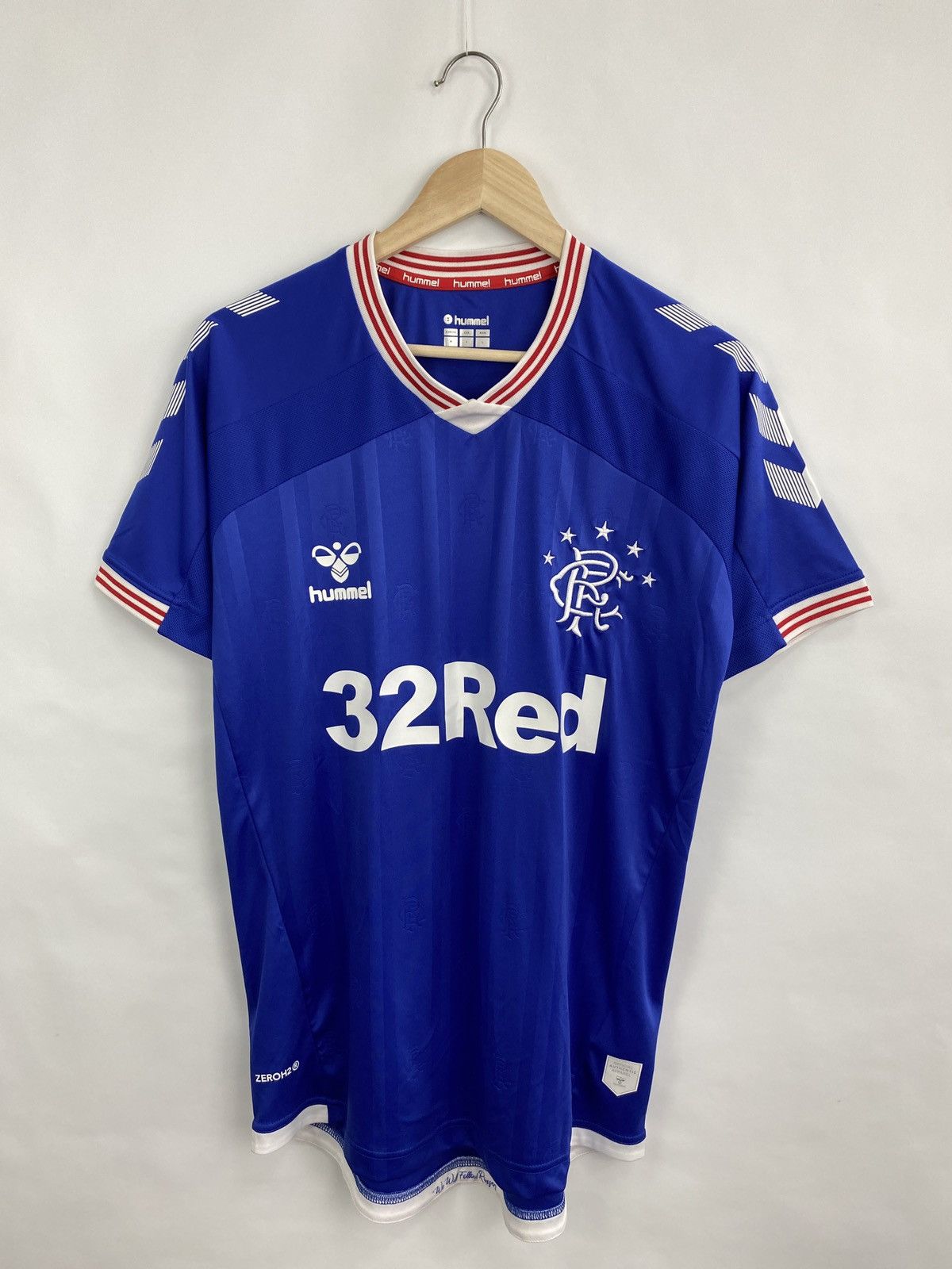 Hummel 🏴󠁧󠁢󠁳󠁣󠁴󠁿 Y2K Hummel Glasgow Rangers Home Jersey Blokecore Rare Hype Size US M / EU 48-50 / 2 - 3 Thumbnail