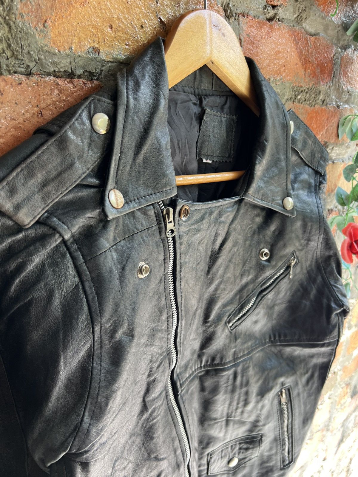 If Six Was Nine Punk’s Not Dead Leather Jacket Size US S / EU 44-46 / 1 - 4 Thumbnail