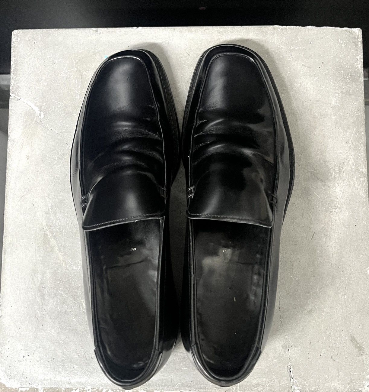 Prada Prada Men’s Black Leather Square Toe Loafers Size 7.5 Size US 7.5 / EU 40-41 - 4 Thumbnail