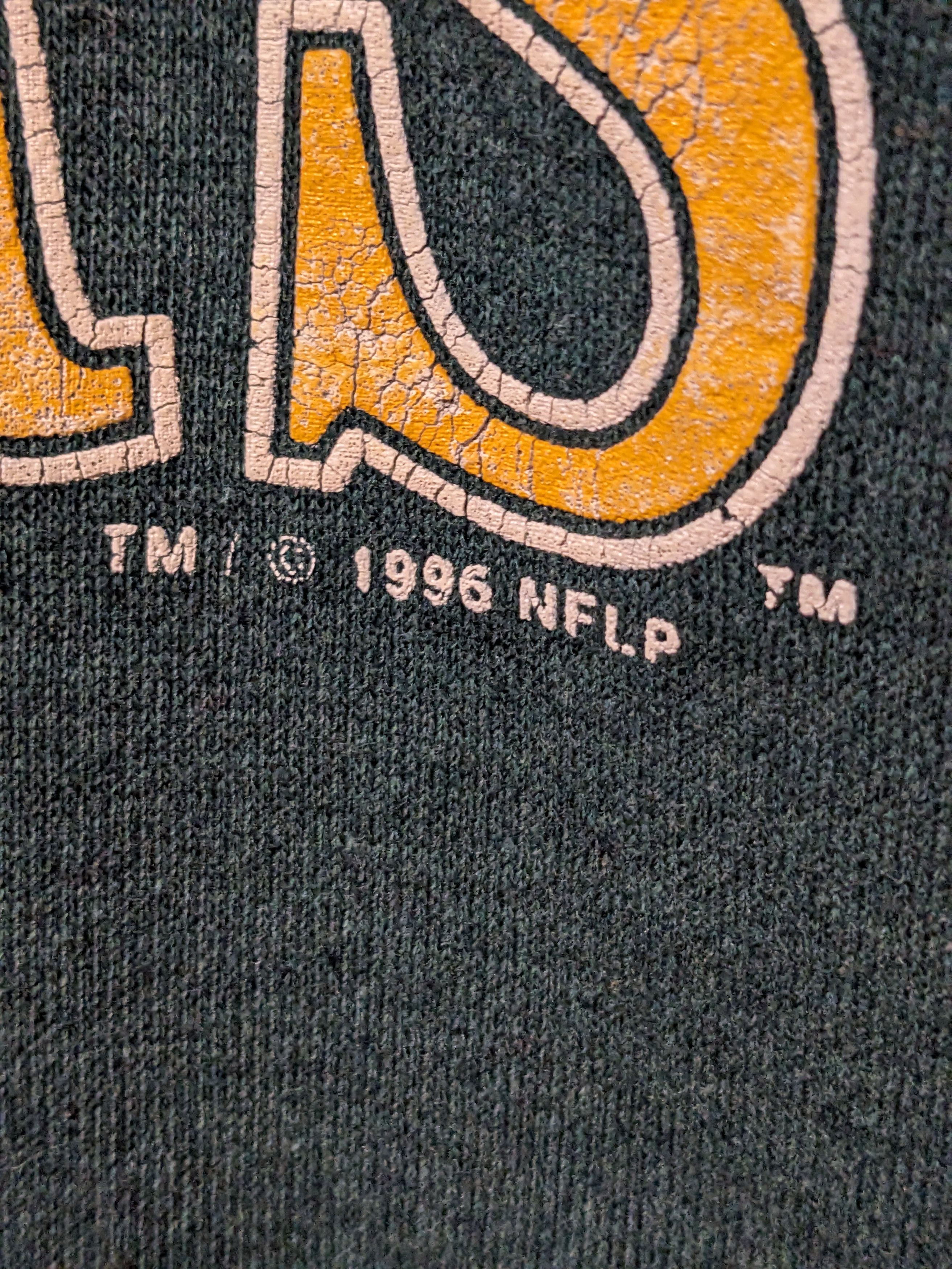 NFL × Vintage Vintage 1996 Green Bay Packers NFL Football Large Sweatshirt Size US L / EU 52-54 / 3 - 3 Thumbnail