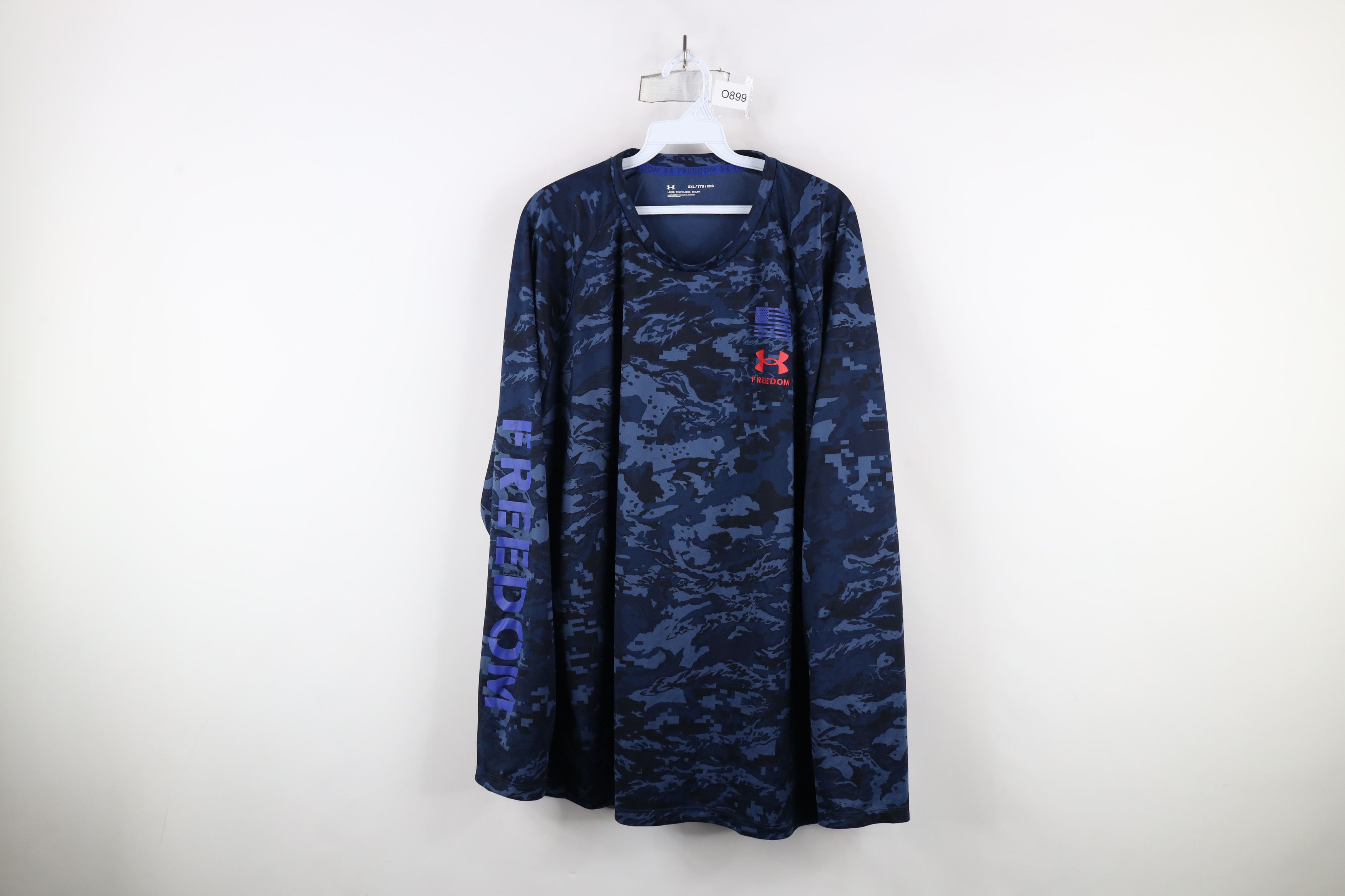 Under Armour × Vintage Under Armour Line Freedom Camouflage Long Sleeve T-Shirt Size US XXL / EU 58 / 5 - 1 Thumbnail