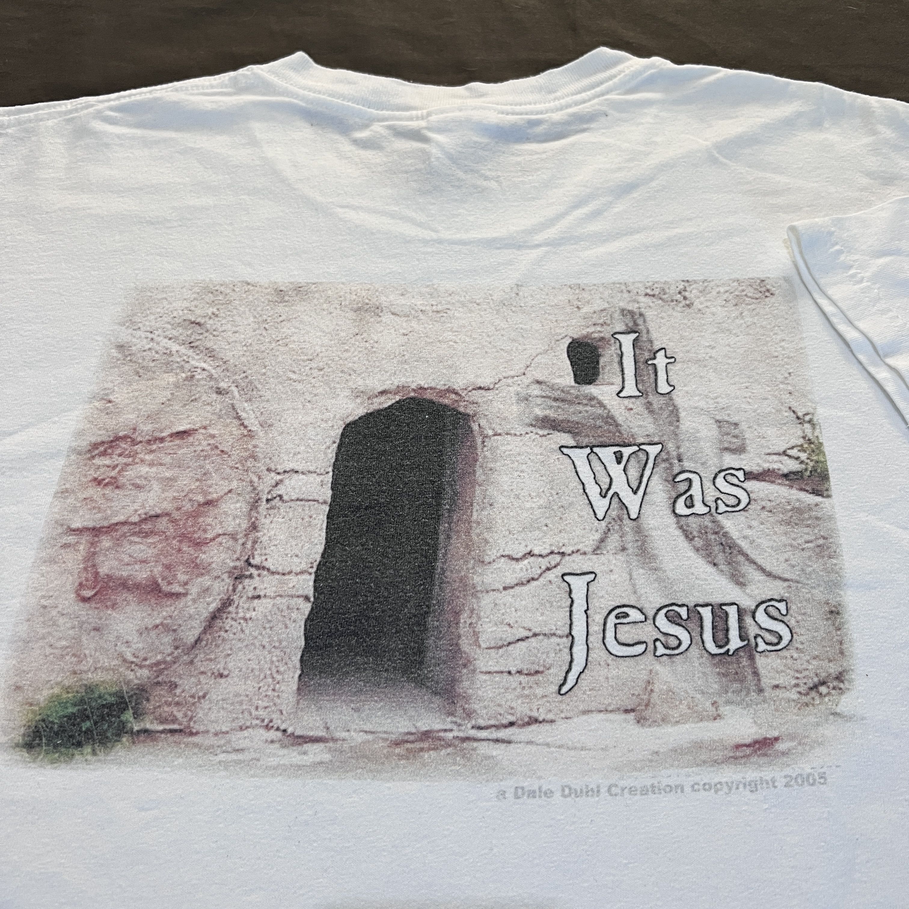 Vintage Vintage Y2K Jesus God Bible Holy Promo Tee Size US L / EU 52-54 / 3 - 1 Thumbnail