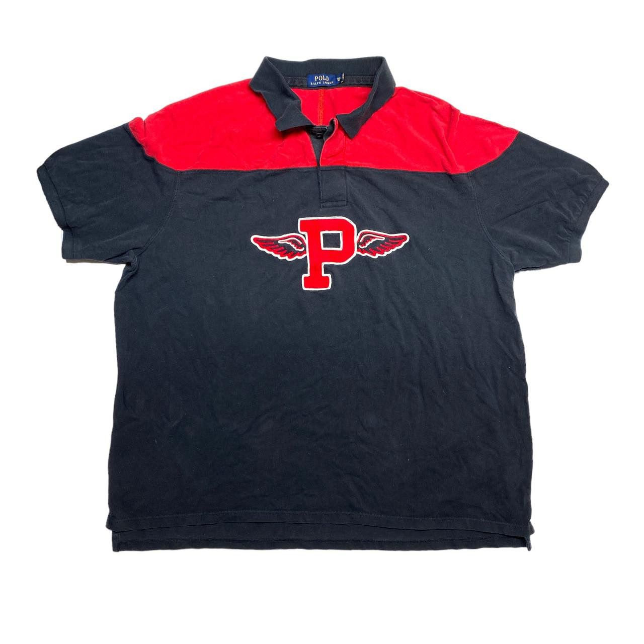 Polo Ralph Lauren Ralph Lauren P Wing Black Polo Shirt Big and Tall Size US XXL / EU 58 / 5 - 1 Thumbnail