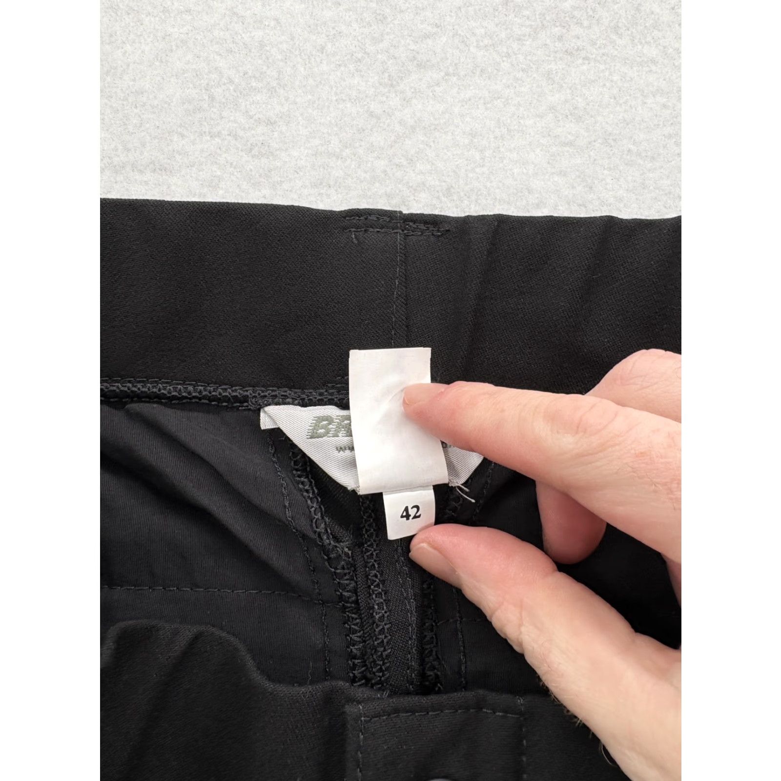 Vintage Bratwear Cargo Pants Mens 30x31 Black Tactical Uniform Elastic Waist Utility Workwear Pants Mens Black Size US 30 / EU 46 - 5 Thumbnail