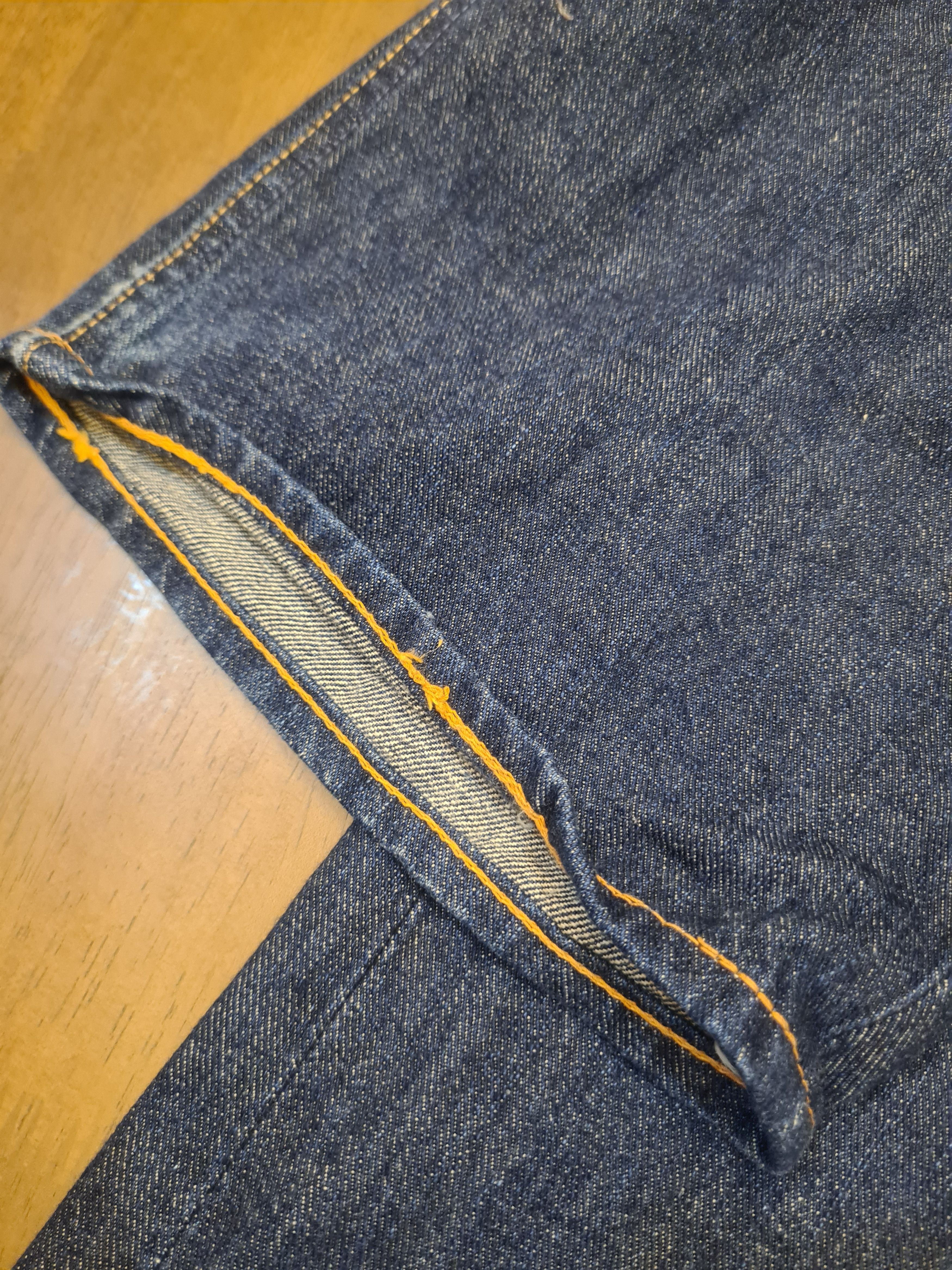 Vintage × Wrangler Vintage wrangler blue bell selvedge denim Size US 35 - 9 Thumbnail