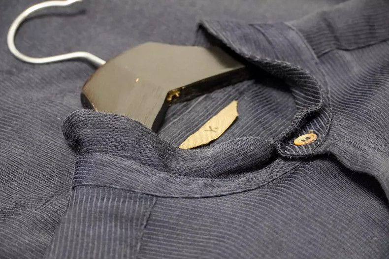 Yohji Yamamoto Yohji Yamamoto size os Blue Stripe Short Sleeve Shirt 2505 Size US M / EU 48-50 / 2 - 4 Thumbnail