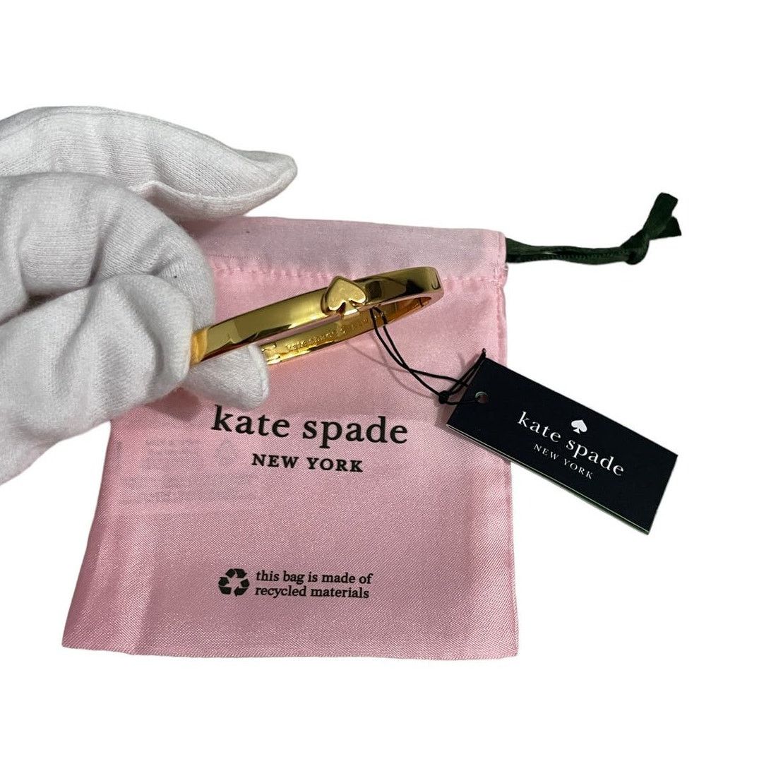 Kate Spade Kate Spade Everyday Spade Bangle Gold Tone Bracelet New Size ONE SIZE - 3 Thumbnail