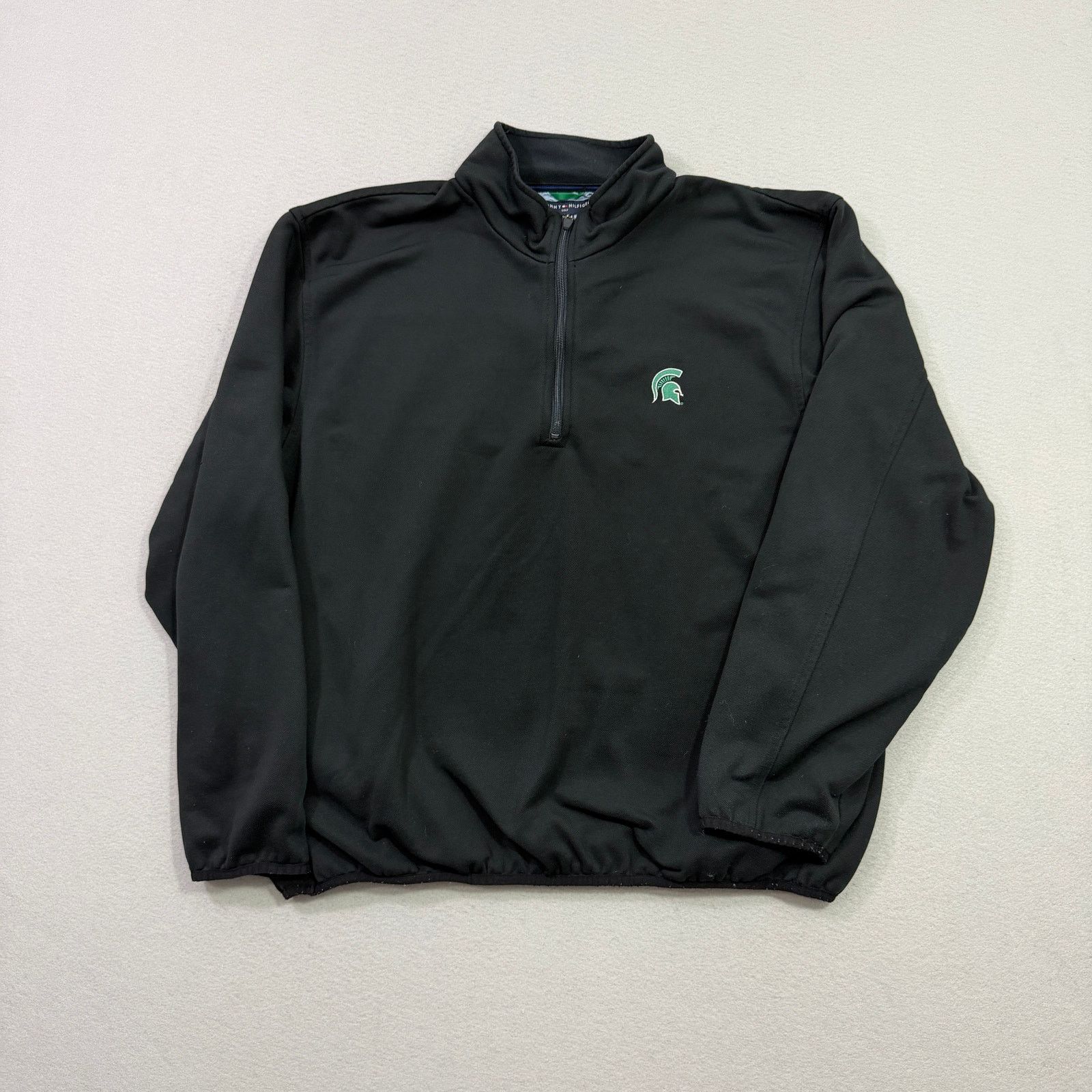Tommy Hilfiger Tommy Hilfiger Michigan State Spartans Quarter Zip Men's 3XL Size US XXL / EU 58 / 5 - 1 Thumbnail