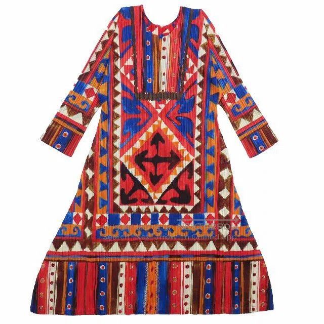 Issey Miyake Issey Miyake Red Dress Size M / US 6-8 / IT 42-44 - 1 Thumbnail