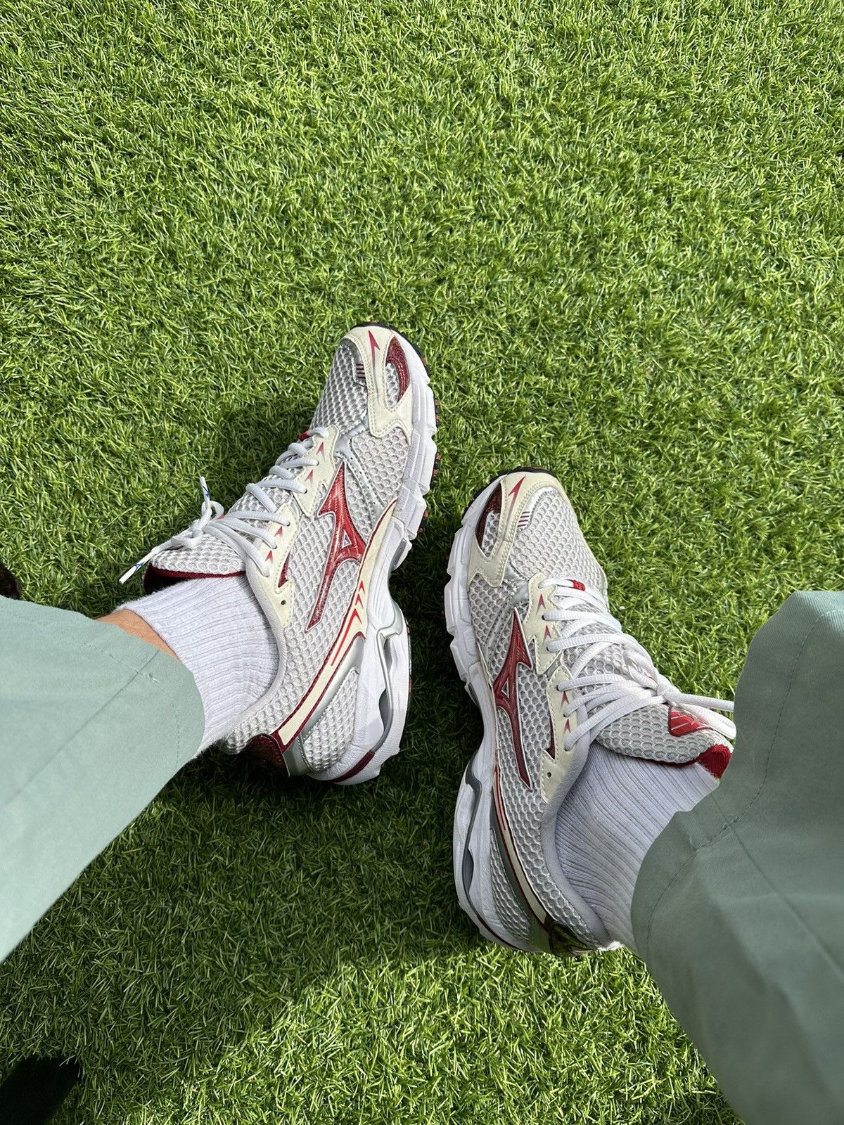 Japanese Brand × Mizuno 🔥 Mizuno Wave Rider 13 Vintage Running Shoes y2k Size US 9 / EU 42 - 13 Thumbnail