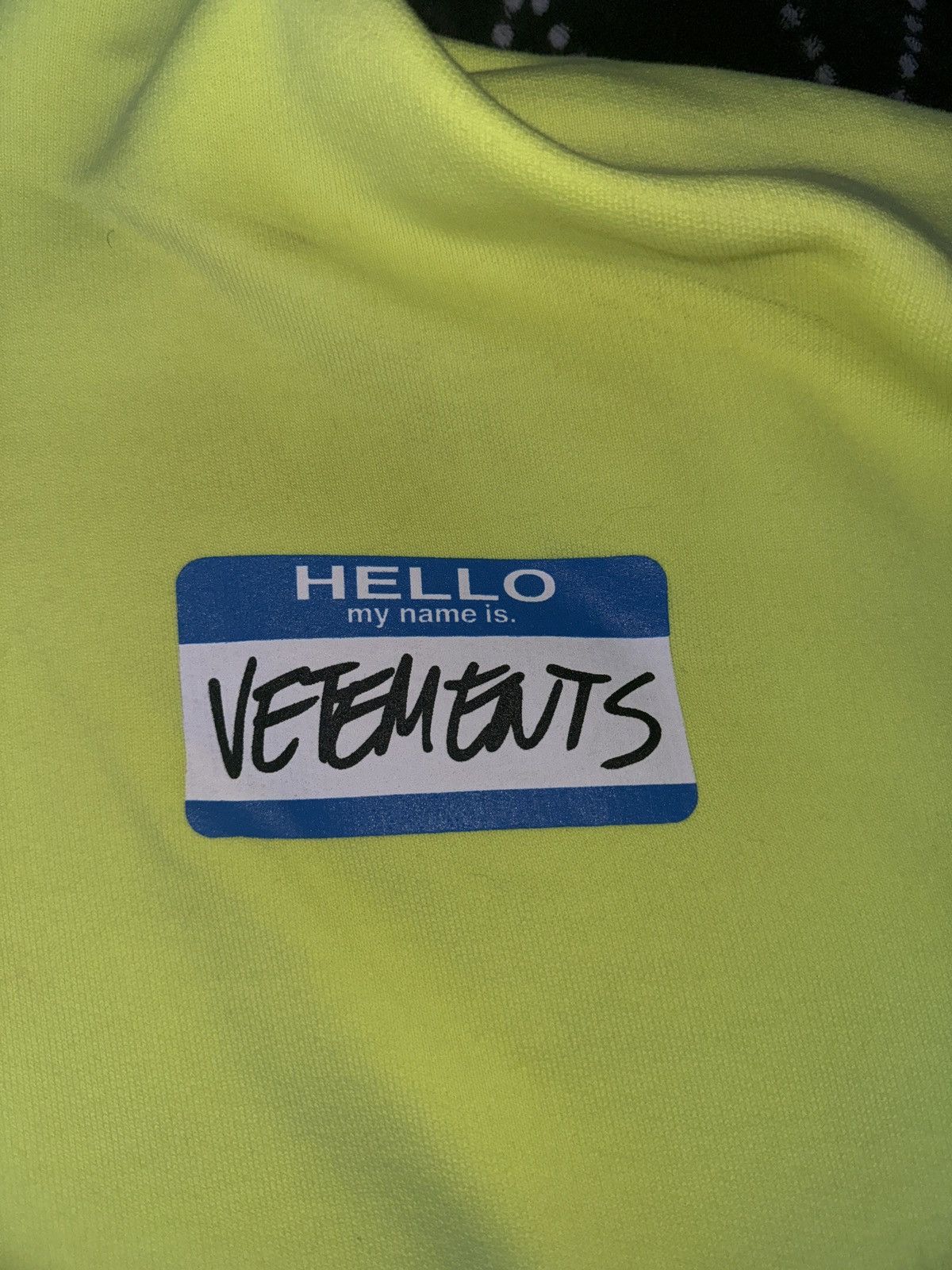 Vetements VETEMENTS MY NAME IS HOODIE Size US S / EU 44-46 / 1 - 3 Thumbnail
