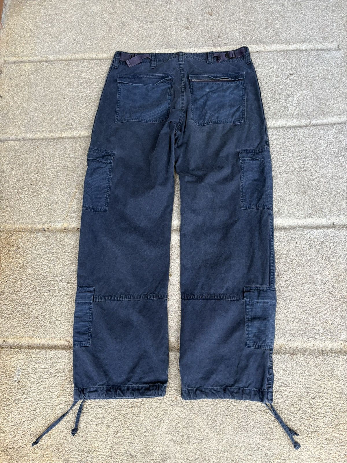 Stussy Vintage Stussy Double Knee Cargo Baggy Pants Tactical Size US 34 / EU 50 - 3 Thumbnail