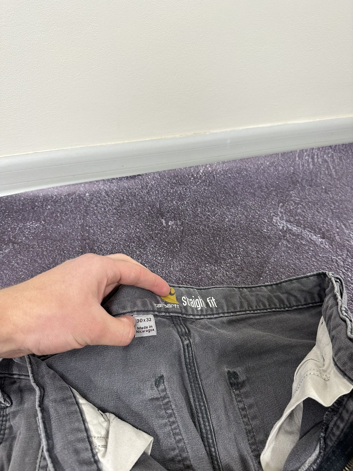 Carhartt Vintage Carhartt Distressed USA Faded Opium Hype Work Pants Size US 30 / EU 46 - 13 Thumbnail