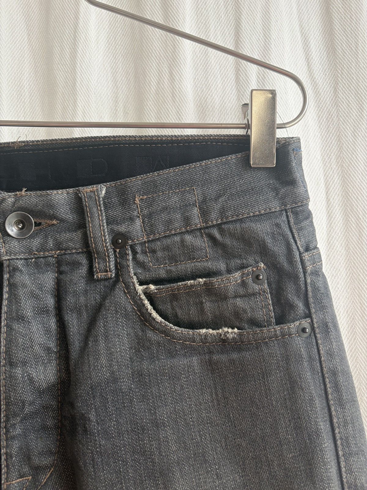 John Galliano DRKSHDW FW07 Detroit Cut Jeans Size US 29 - 5 Thumbnail