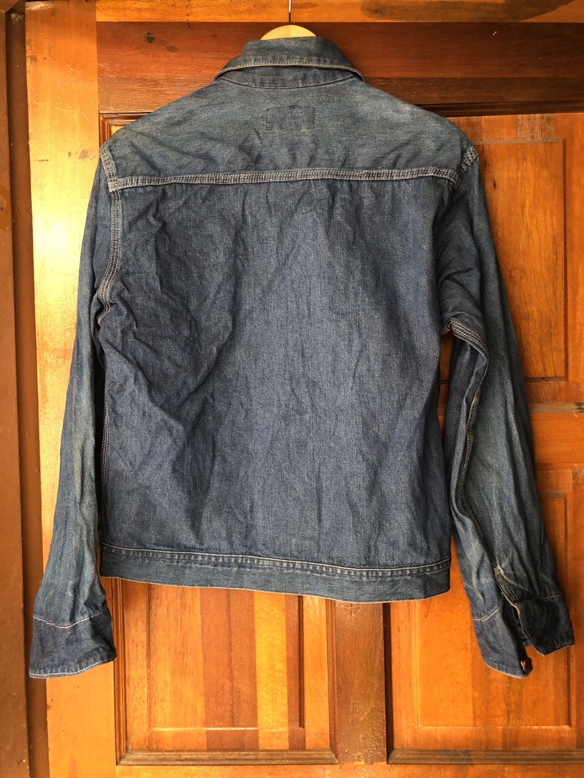 Oshkosh × Vintage VINTAGE OSHKOSH WORK DENIM JACKET IDEAL ZIPPER Size US M / EU 48-50 / 2 - 4 Thumbnail