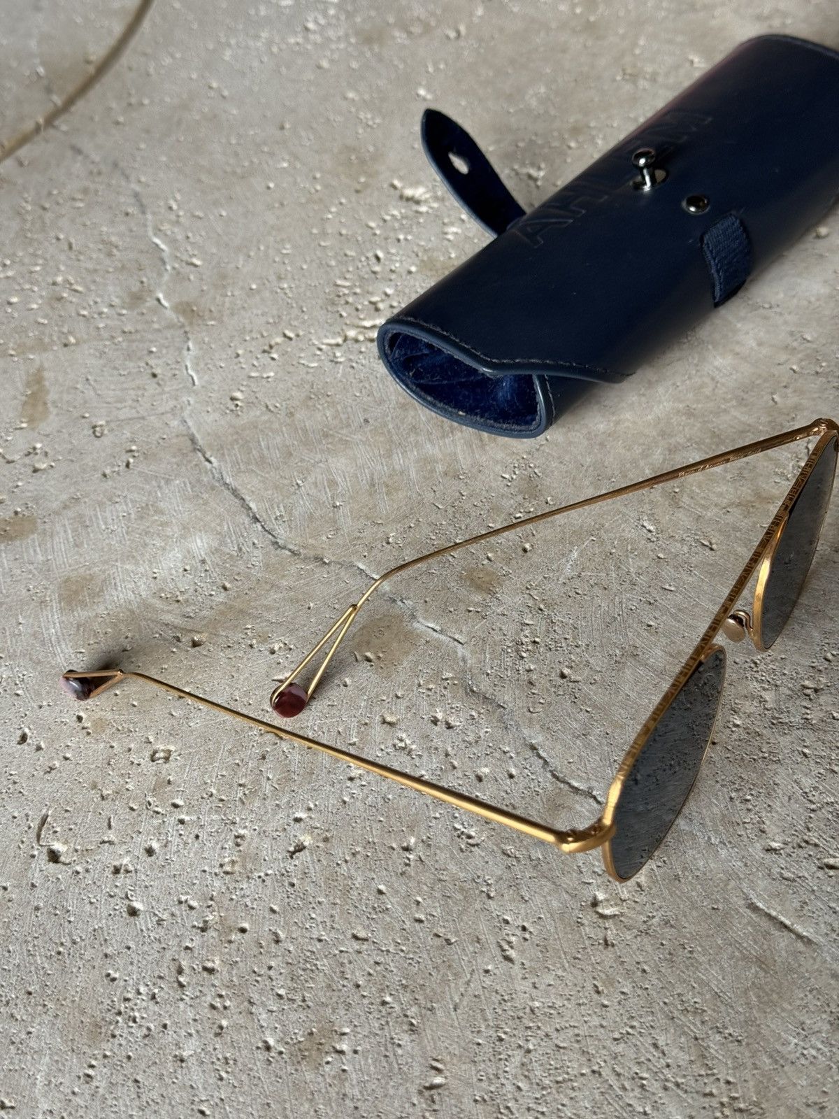 AHLEM Eyewear ALHEM BELLEVIE - PEONY GOLD & BLUE Size ONE SIZE - 5 Thumbnail