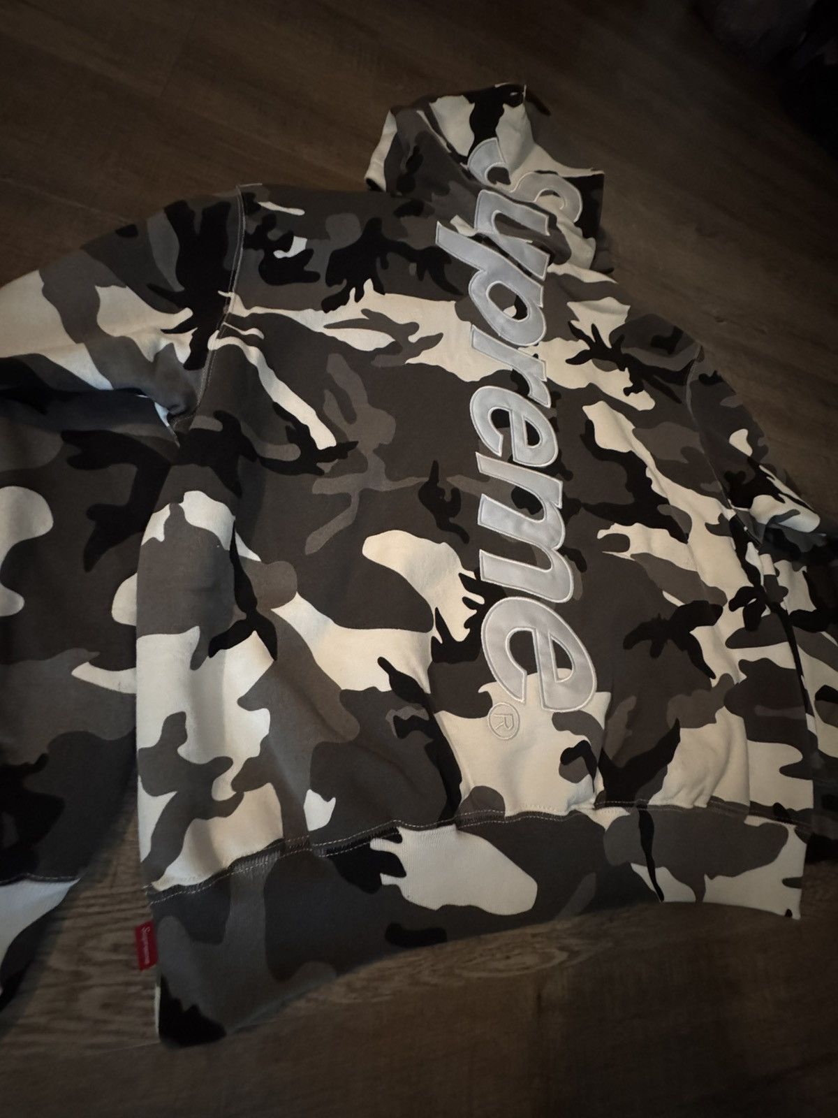 Supreme Supreme Satin Logo Hooded Sweatshirt Size US M / EU 48-50 / 2 - 3 Thumbnail