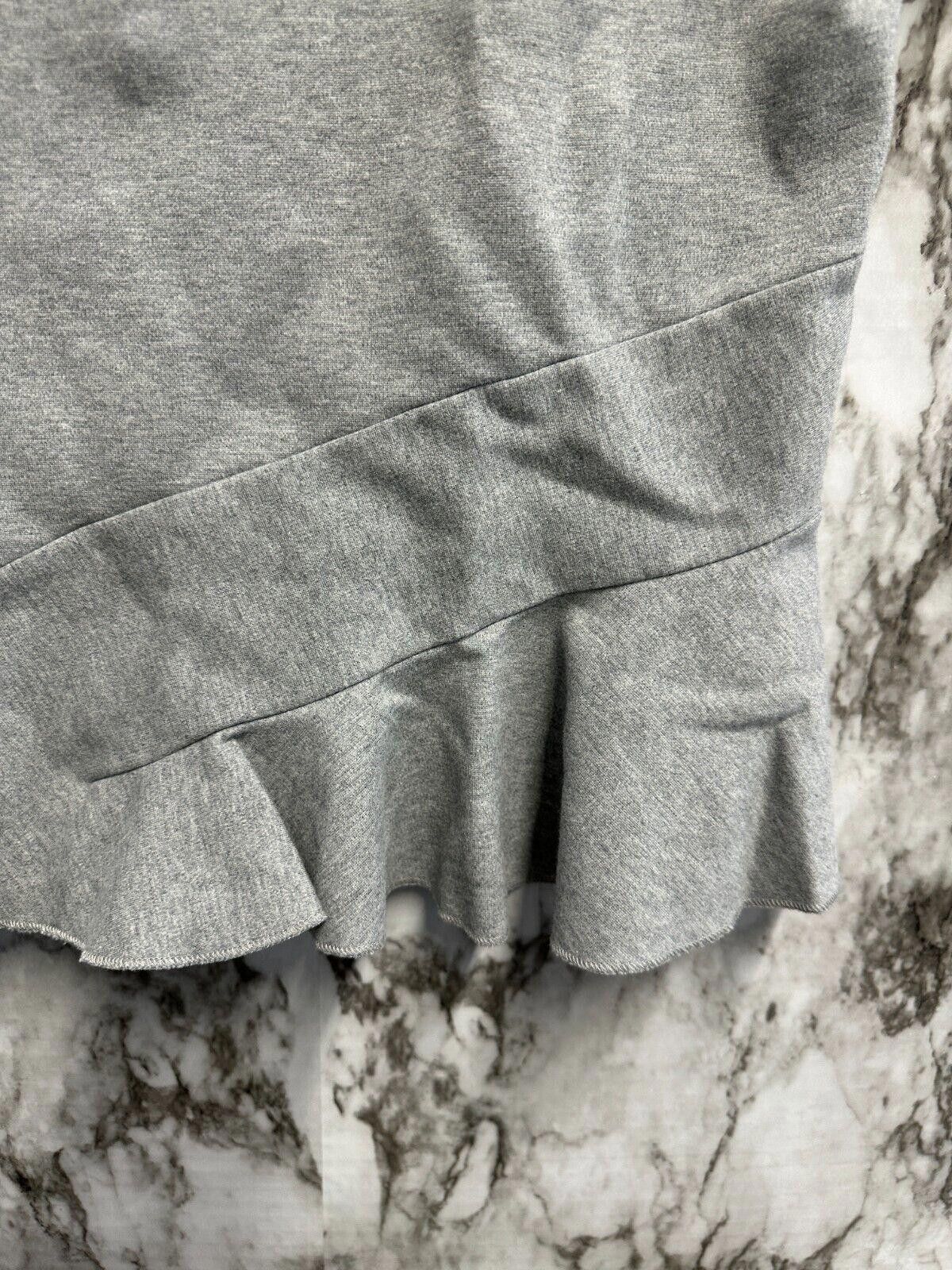 J.Crew J. Crew Cotton Blend Gray Tulle Ruffle Front Hem Top size S Size S / US 4 / IT 40 - 5 Thumbnail