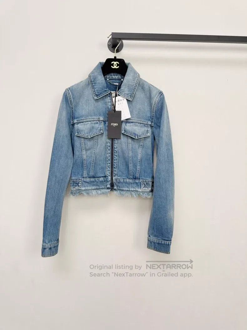 Fendi Fendi Denim Jacket Size XXS / US 00 / IT 34 - 1 Thumbnail