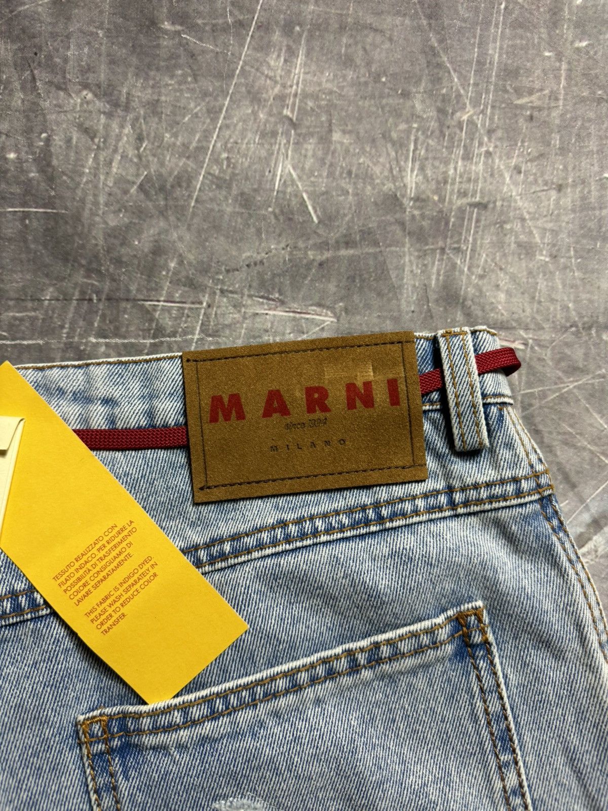 Marni Marni Mohair Patchwork Shorts in Blue Size US 30 / EU 46 - 5 Thumbnail
