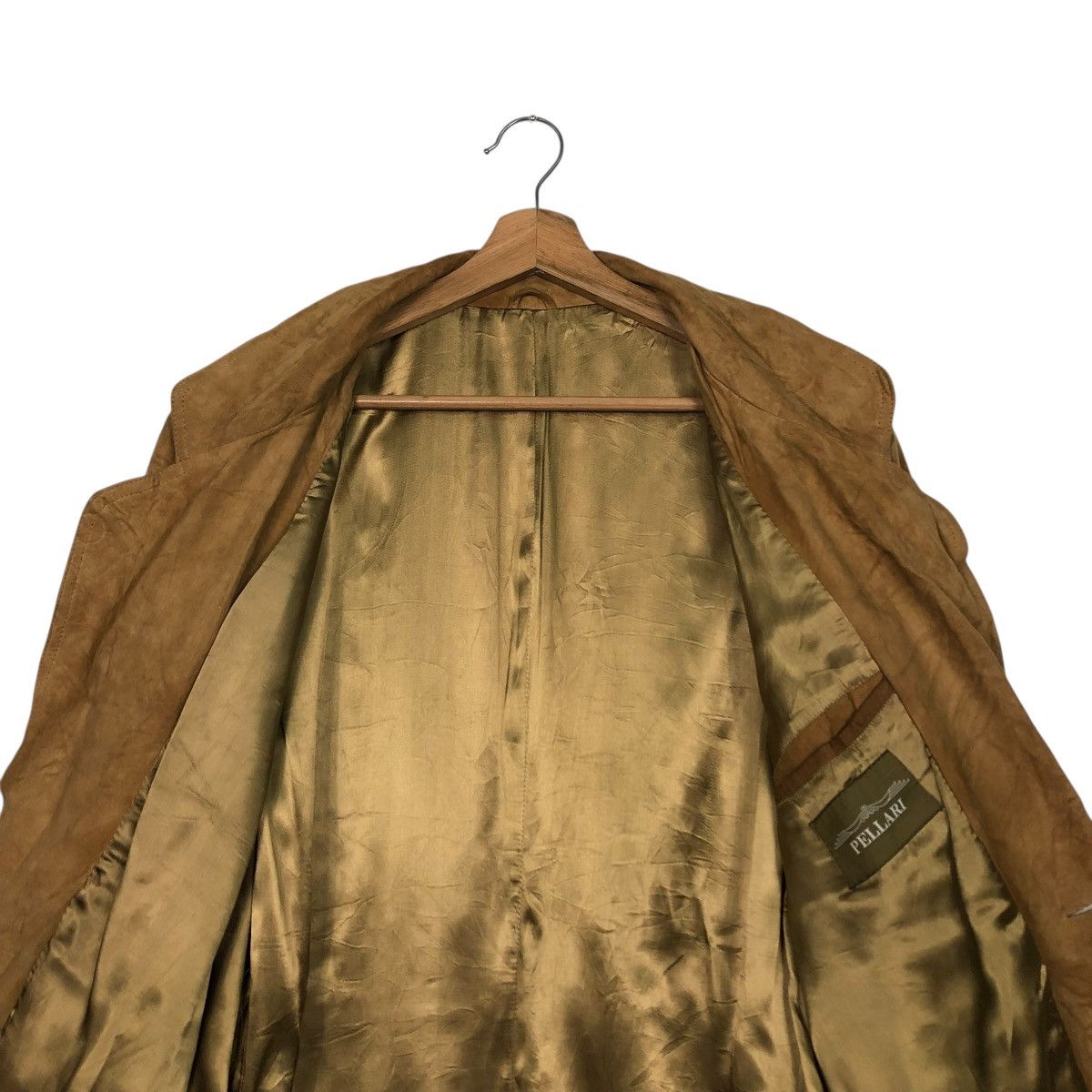 Genuine Leather 🔥VINTAGE CHORE LEATHER JACKET WORKER PELLARI ISSEY MIYAKE Size US M / EU 48-50 / 2 - 16 Thumbnail