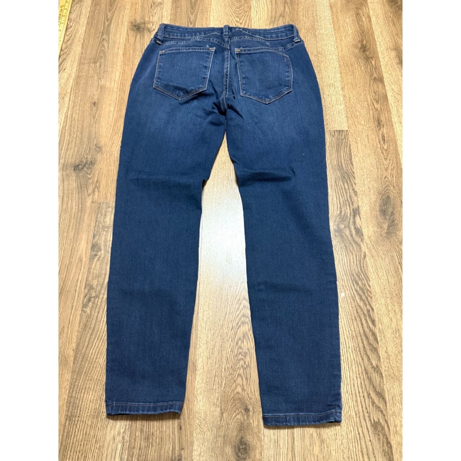 Vintage Sonoma Jeans Women 4PR Blue Denim Skinny 5-Pocket Pockets Dark Wash Size 27" / US 4 / IT 40 - 2 Thumbnail