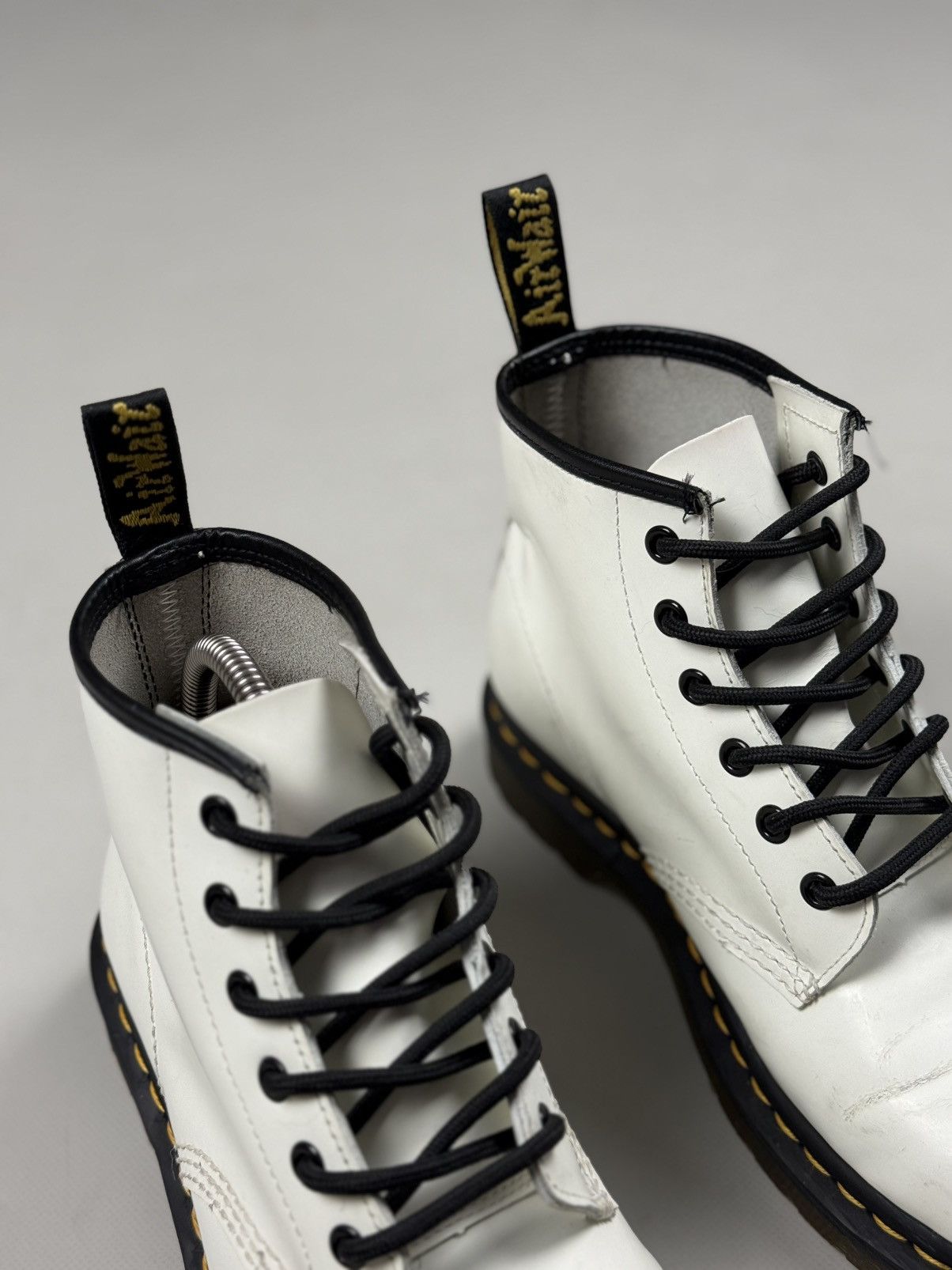 Dr. Martens Dr. Martens Doc’s Ladies Leather Lace Up Combat Boots Shoes Size US 7 / IT 37 - 3 Thumbnail