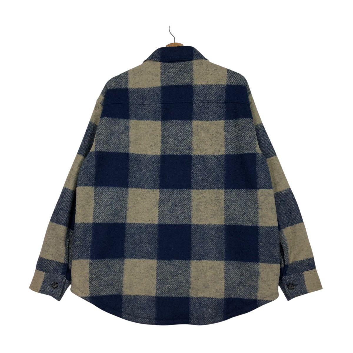 Japanese Brand 🔥VINTAGE WOOL CHORE JACKET UNIQLO TARTAN DEISGN ISSEY MIYAKE Size US L / EU 52-54 / 3 - 10 Thumbnail
