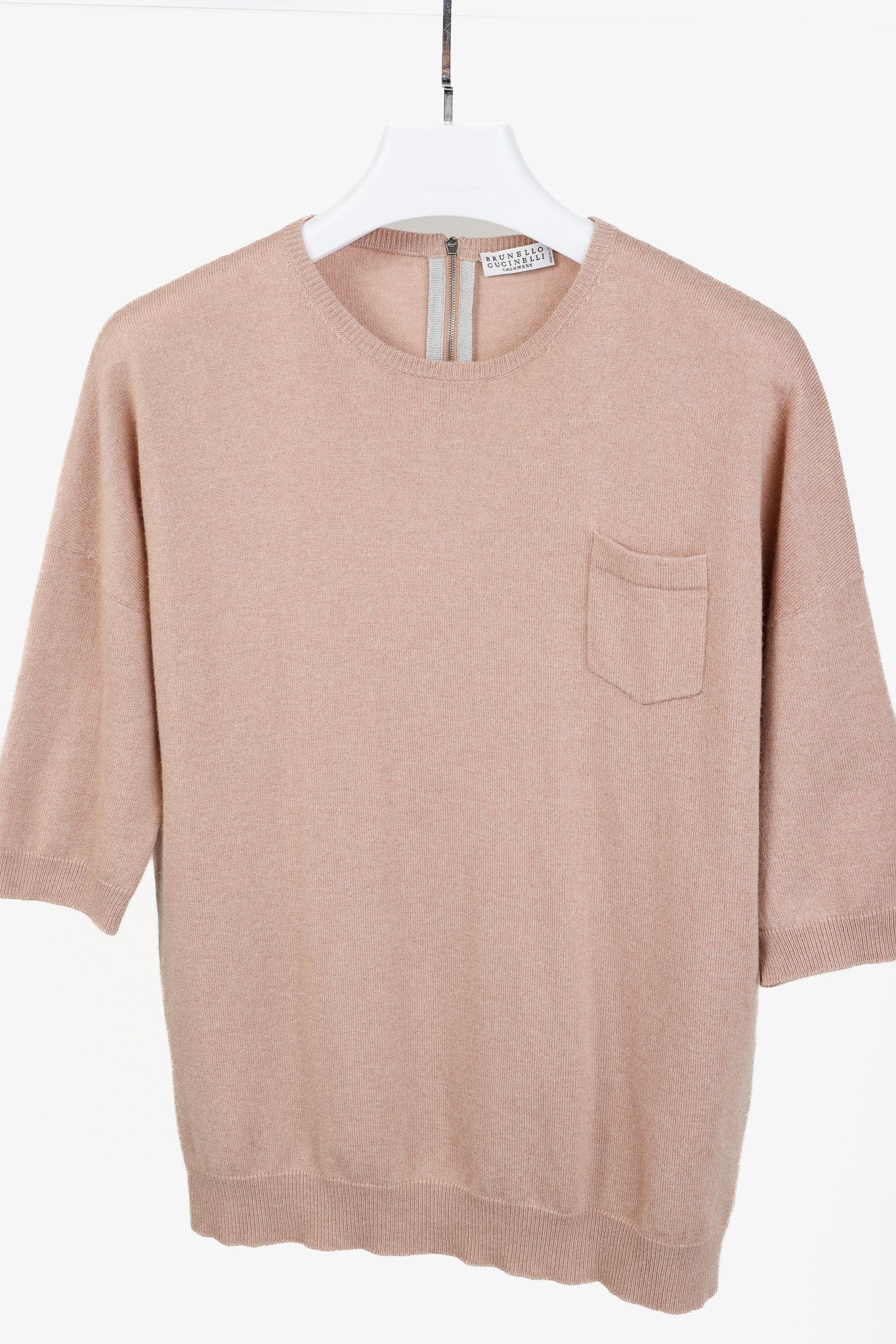 Brunello Cucinelli Brunello Cucinelli Cashmere Elbow-Sleeve Pullover w/pocket Size M / US 6-8 / IT 42-44 - 3 Thumbnail