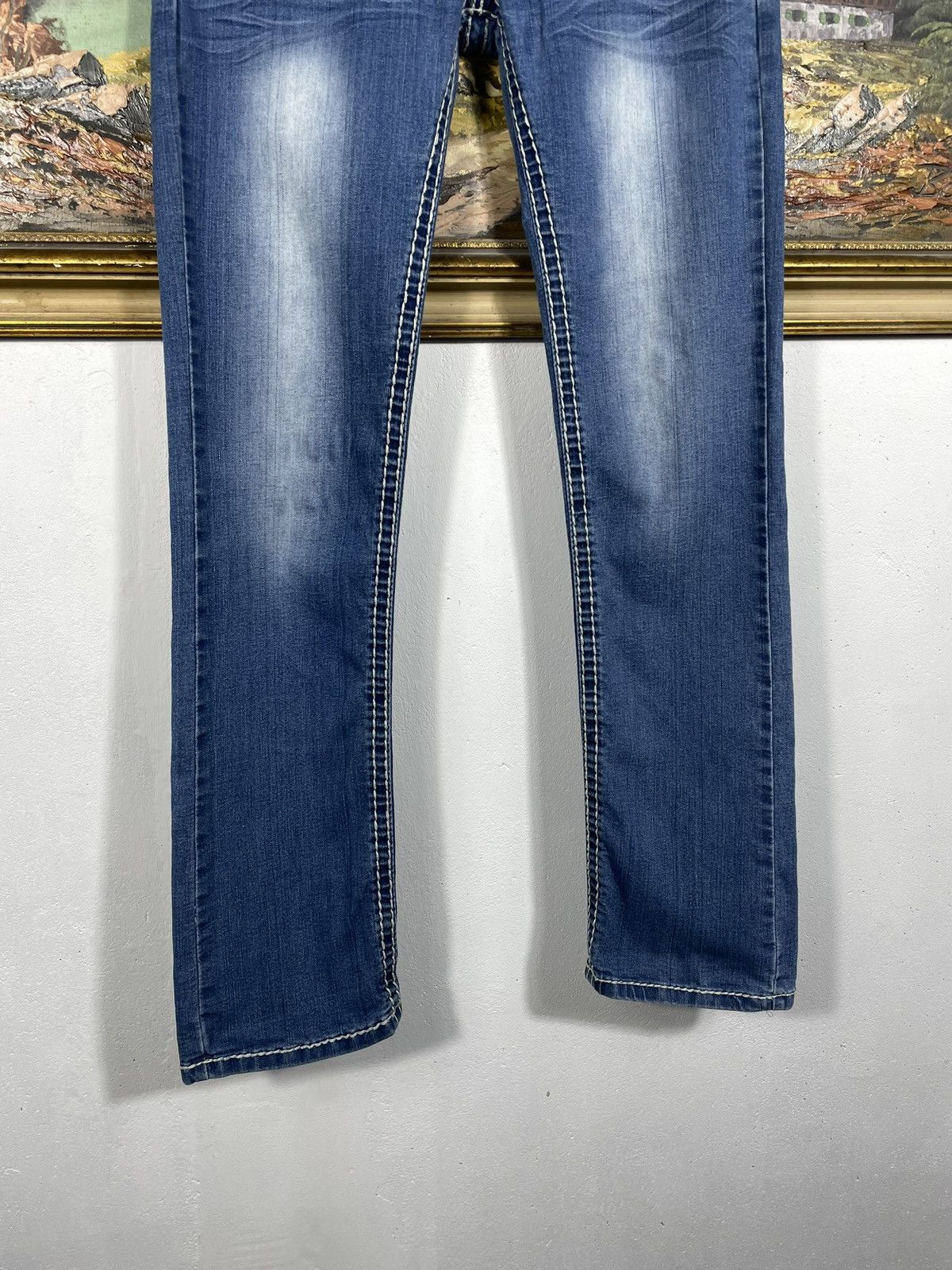 True Religion × Vintage True Religion Vintage Y2k Blue Denim Jeans Pants Drip Swag Size 30" / US 8 / IT 44 - 6 Thumbnail