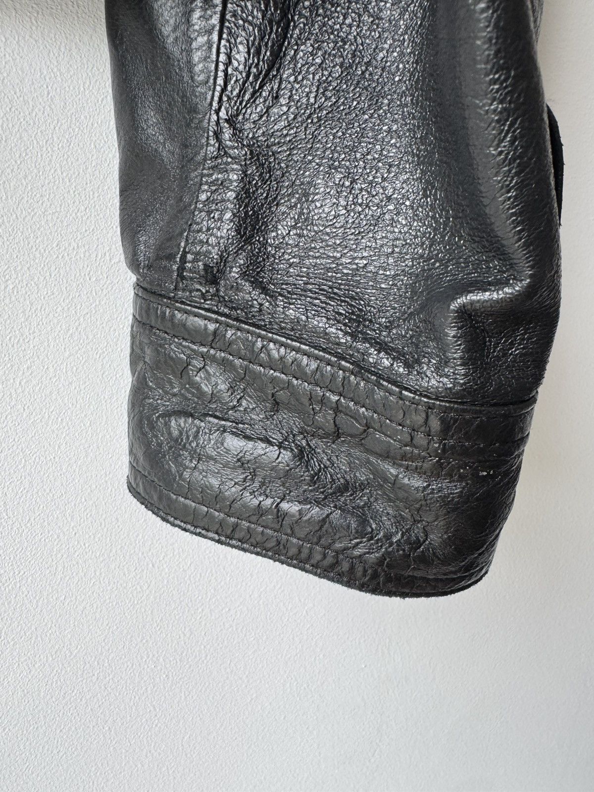 Versace Jeans Couture Versace Jeans Couture Vintage Men's Black Leather Jacket Size US L / EU 52-54 / 3 - 8 Thumbnail