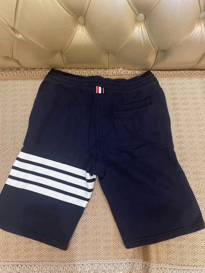 Thom Browne Thom Browne size2 Blue striped knit shorts Size US 27 - 2 Thumbnail