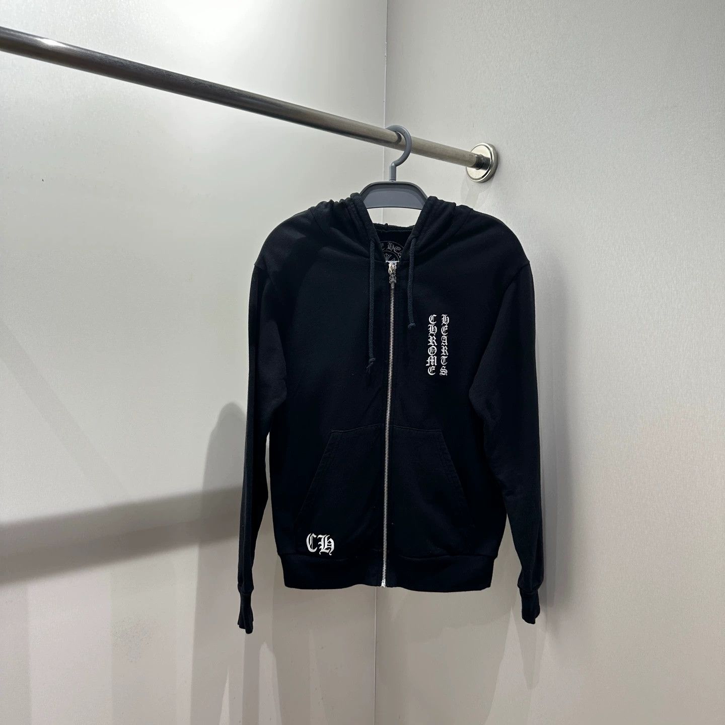 Chrome Hearts CH mar19 Sanskrit sword silver buckle zip XS jacket Size US XS / EU 42 / 0 - 1 Thumbnail