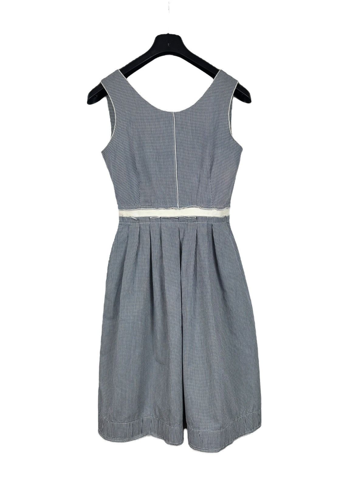 Dolce & Gabbana Dolce & Gabbana Tank Dress Blue Gingham Cotton size 38 Size XS / US 0-2 / IT 36-38 - 11 Thumbnail