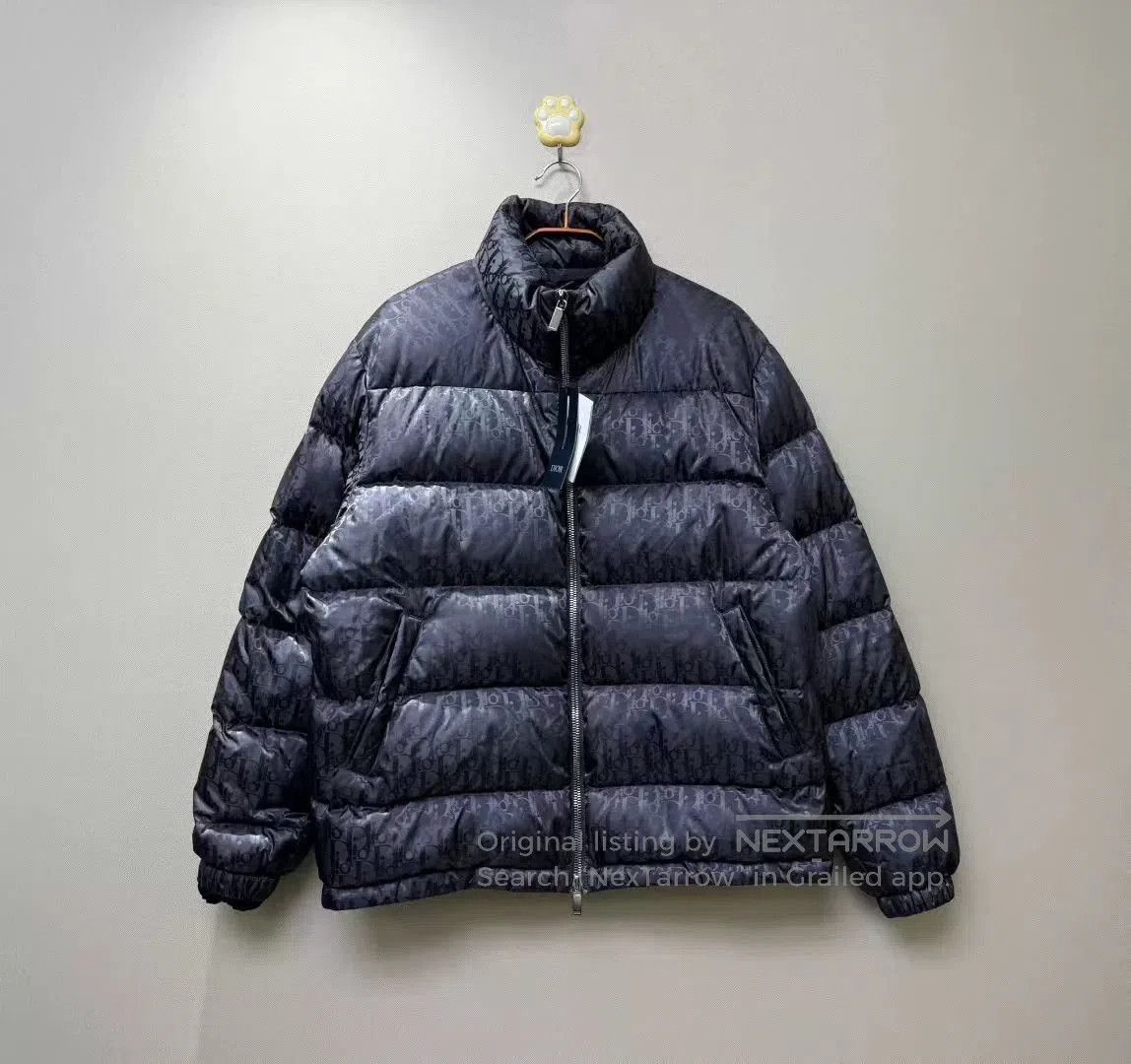 Dior dior logo down jacket in smoky color. Size US XL / EU 56 / 4 - 1 Thumbnail