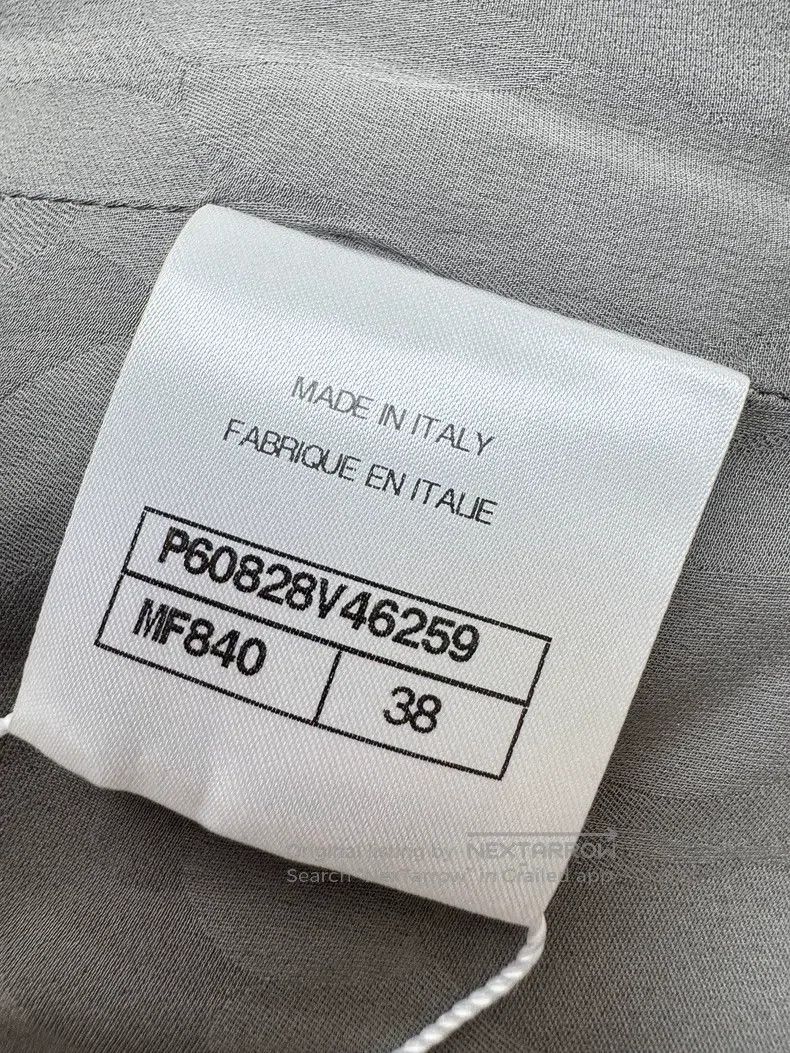 Chanel Chanel 19P spring and summer preview gray ruffled round-ne Size XS / US 0-2 / IT 36-38 - 6 Thumbnail