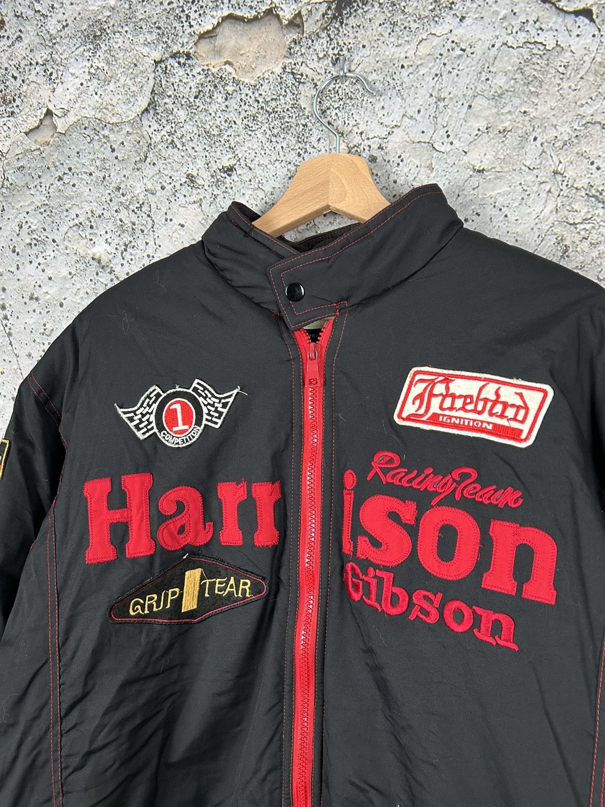 Vintage Vintage Harrison Gibson Racing Jacket Streetwear 90s Size US XXL / EU 58 / 5 - 3 Thumbnail