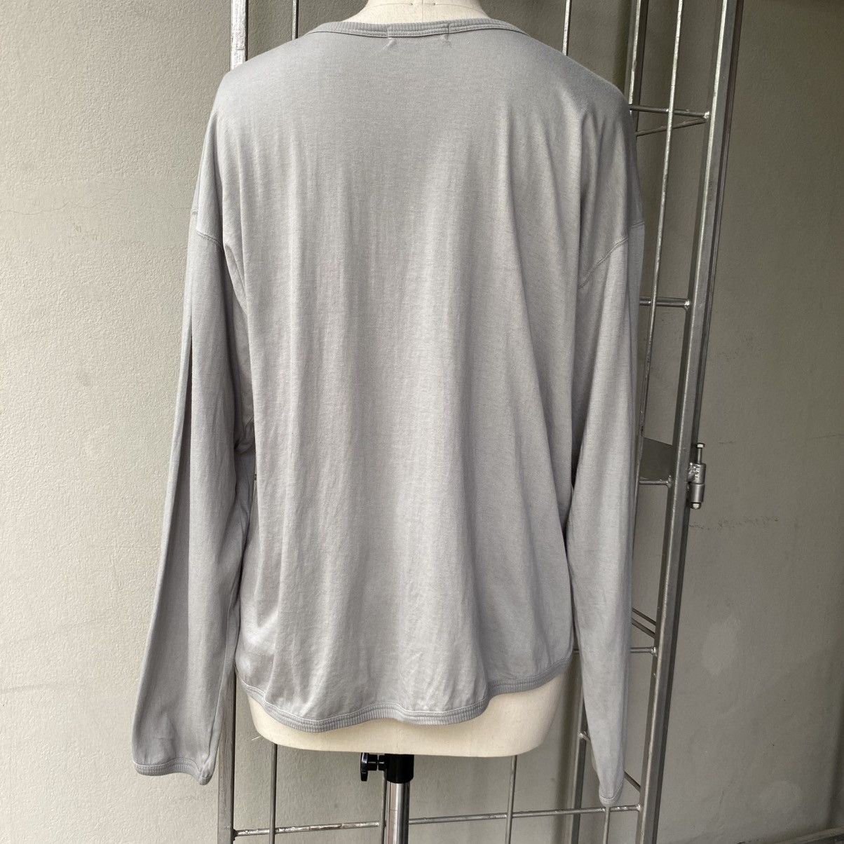 Tete Homme TÊTE HOMME Grey Long Sleeve Polo with Logo Hem Size US L / EU 52-54 / 3 - 15 Thumbnail