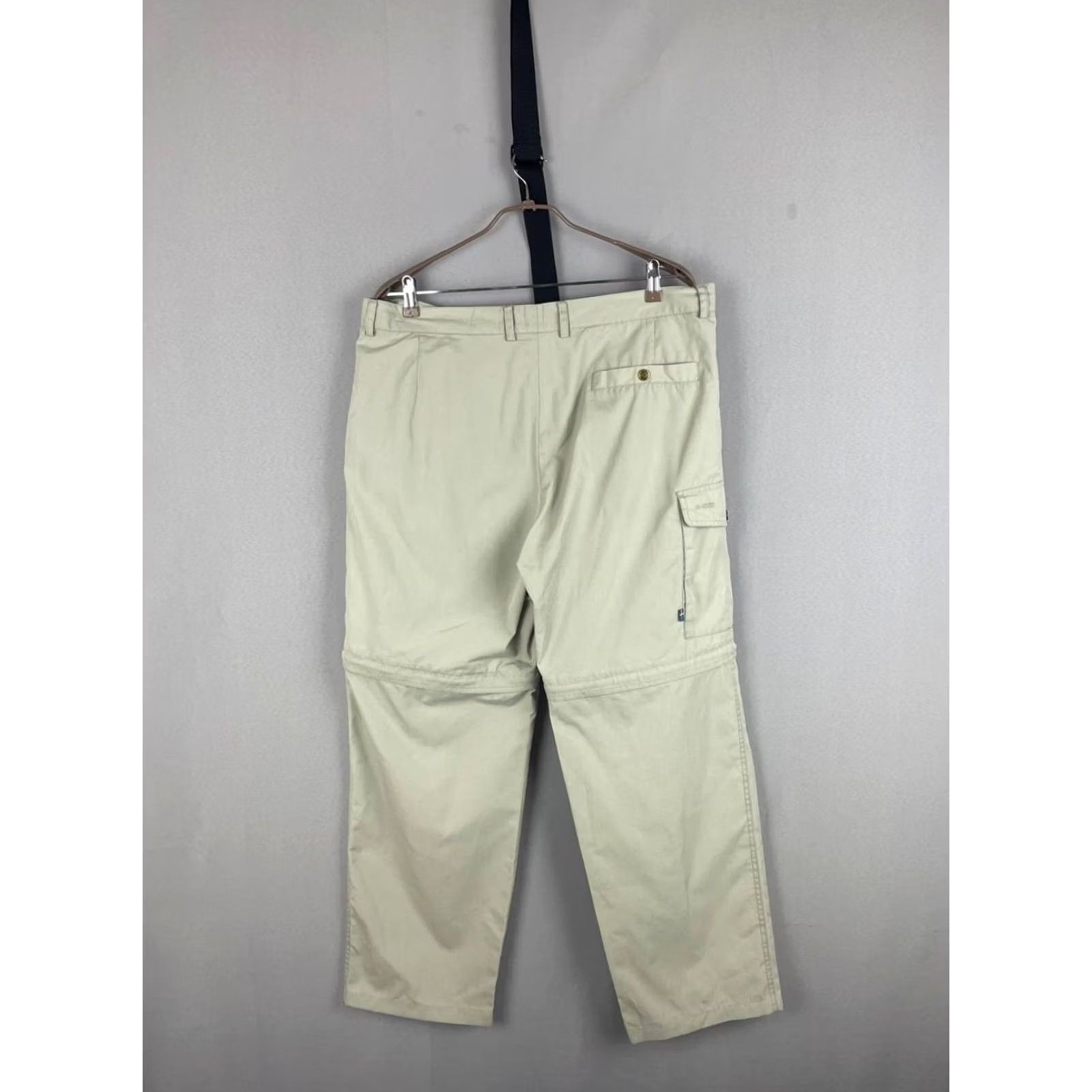 Vintage Fjallraven G1000 Mens Trousers Size 2XL Gray Cotton Belt Loop 2 In 1 Pant Size US 39 - 2 Thumbnail