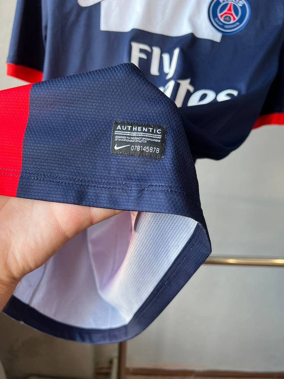 Nike 2013/14 PSG PARIS SAINT GERMAIN HOME SOCCER JERSEY SHIRT S Size US S / EU 44-46 / 1 - 8 Thumbnail