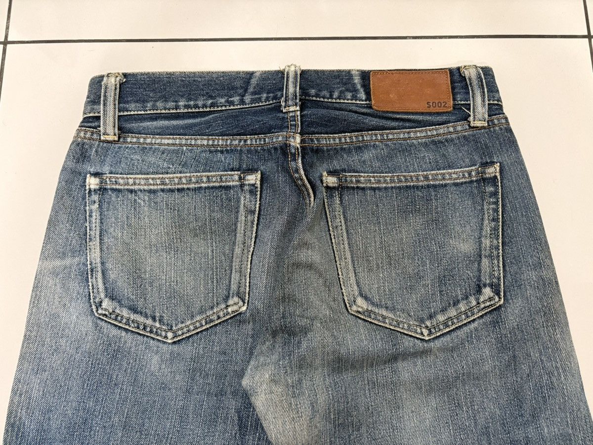 Japanese Brand Uniqlo S002 Selvedge V-Stitch Distressed Jeans Denim Size US 31 - 15 Thumbnail