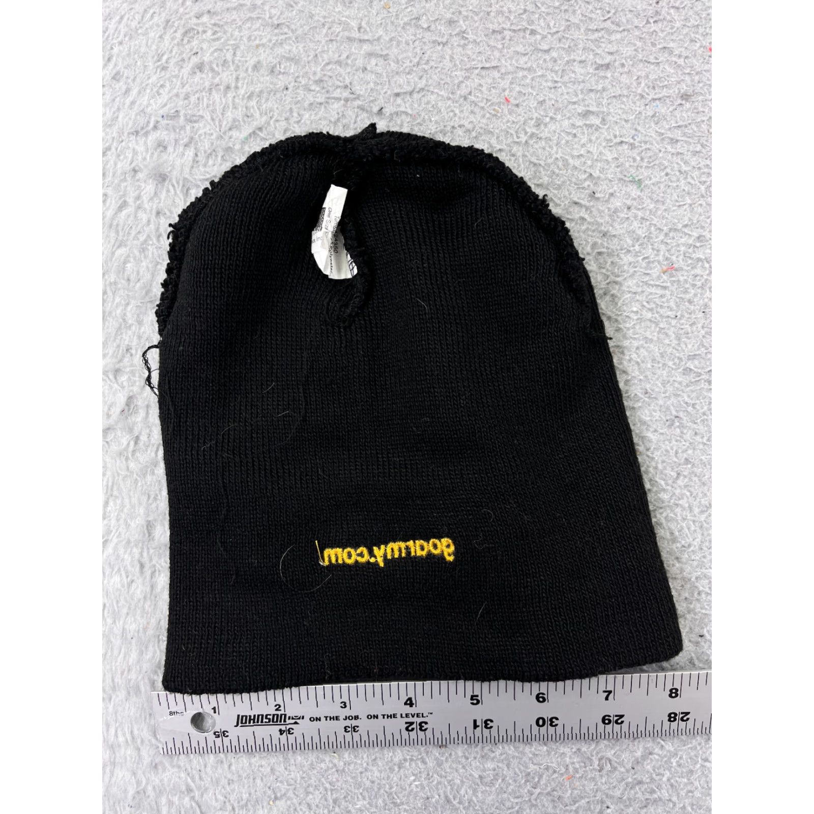 Vintage US Army Beanie Hat Adult One Size Black Knit Embroidered Polyester Ski Logo Winter Mens Size ONE SIZE - 5 Thumbnail